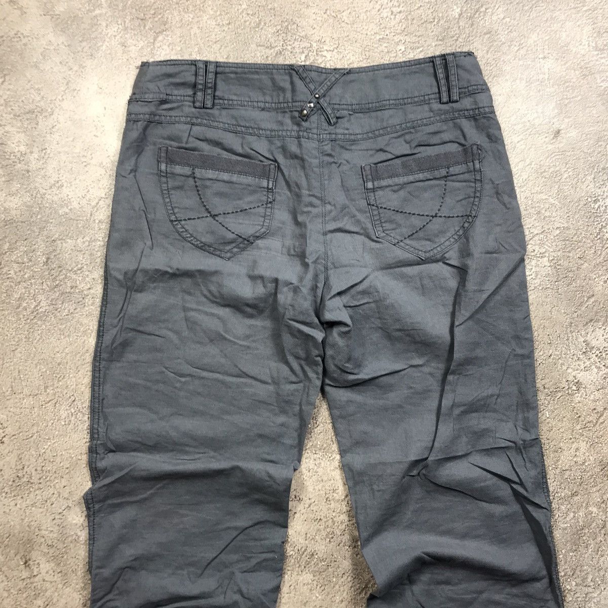 Vintage Y2K Baggy Distressed Cargo Pants Techwear Tactical Logo 32 Size 32" / US 10 / IT 46 - 5 Thumbnail