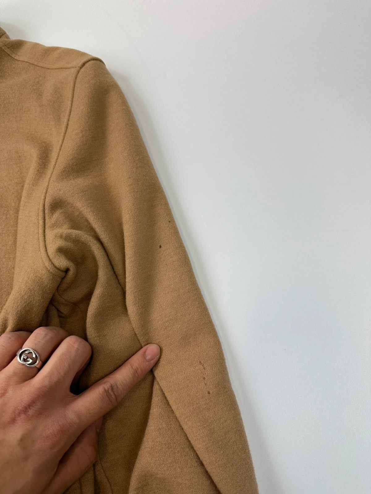 Prada Prada Milano FW2000 Beige Brown Wool & Leather Bomber Jacket Size US M / EU 48-50 / 2 - 11 Thumbnail