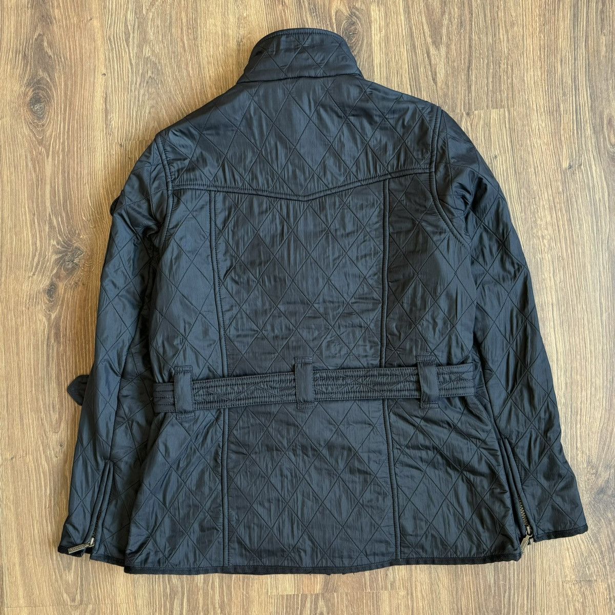 Barbour Barbour International Quilted Belted Jacket Black Women’s Size M / US 6-8 / IT 42-44 - 4 Thumbnail
