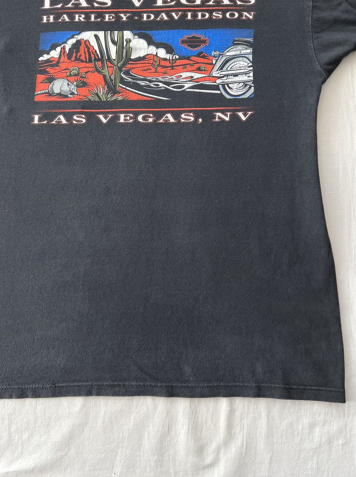 Harley Davidson Vintage 2001 Harley Davidson Las Vegas Pocket Long Sleeve Size US L / EU 52-54 / 3 - 20 Thumbnail