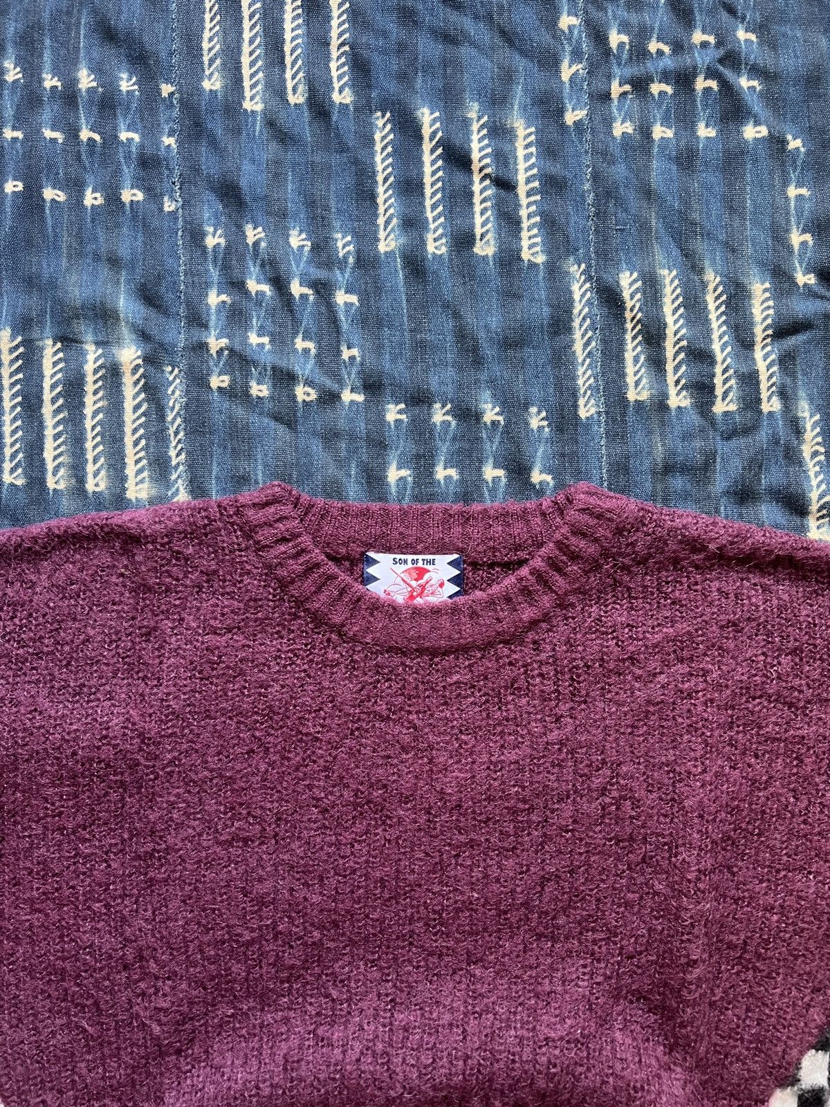Japanese Brand Son of the Cheese Checkerboard Knitted Sweater Size US S / EU 44-46 / 1 - 3 Thumbnail