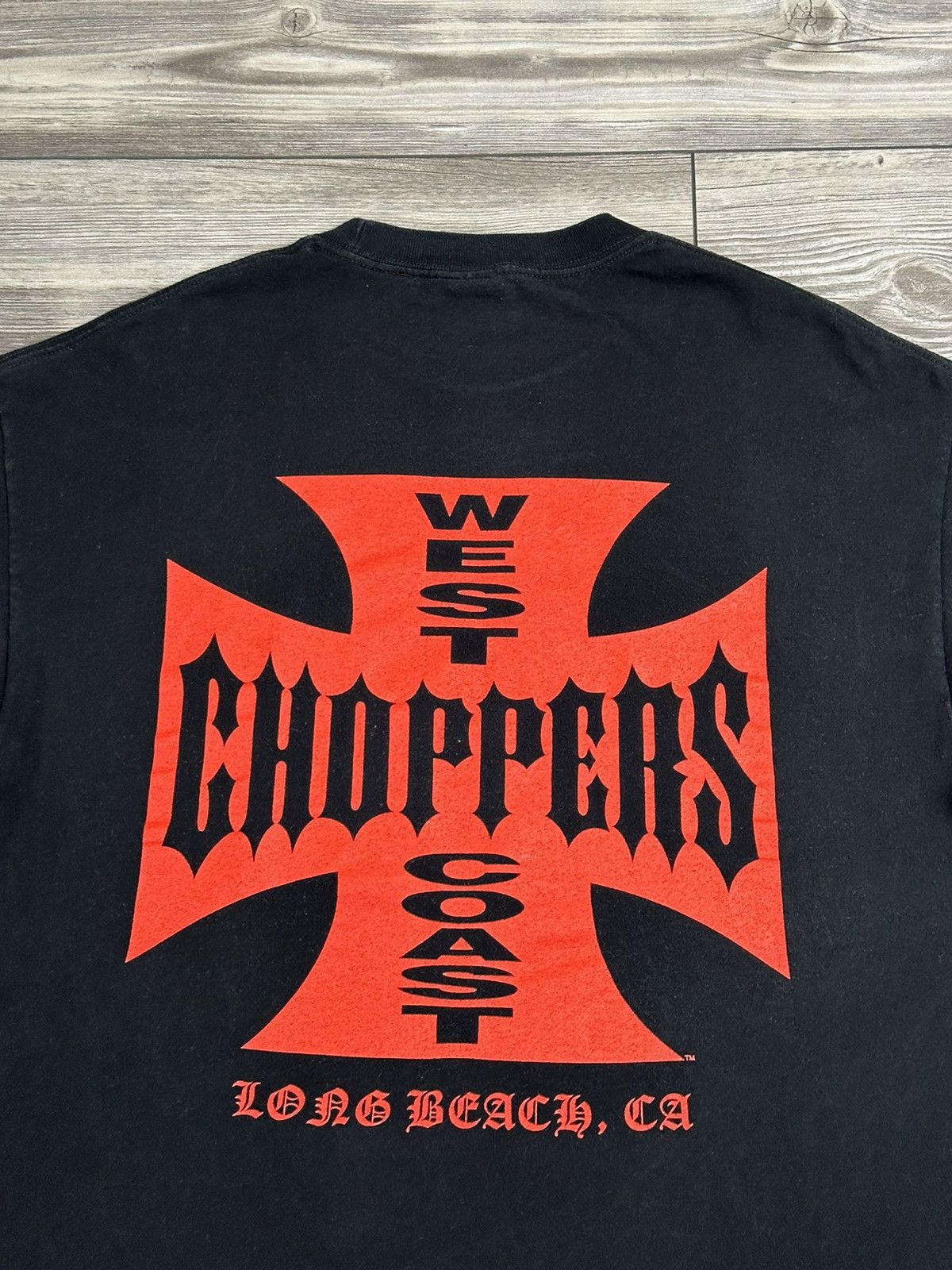 Vintage West Coast Choppers rare red long sleeves