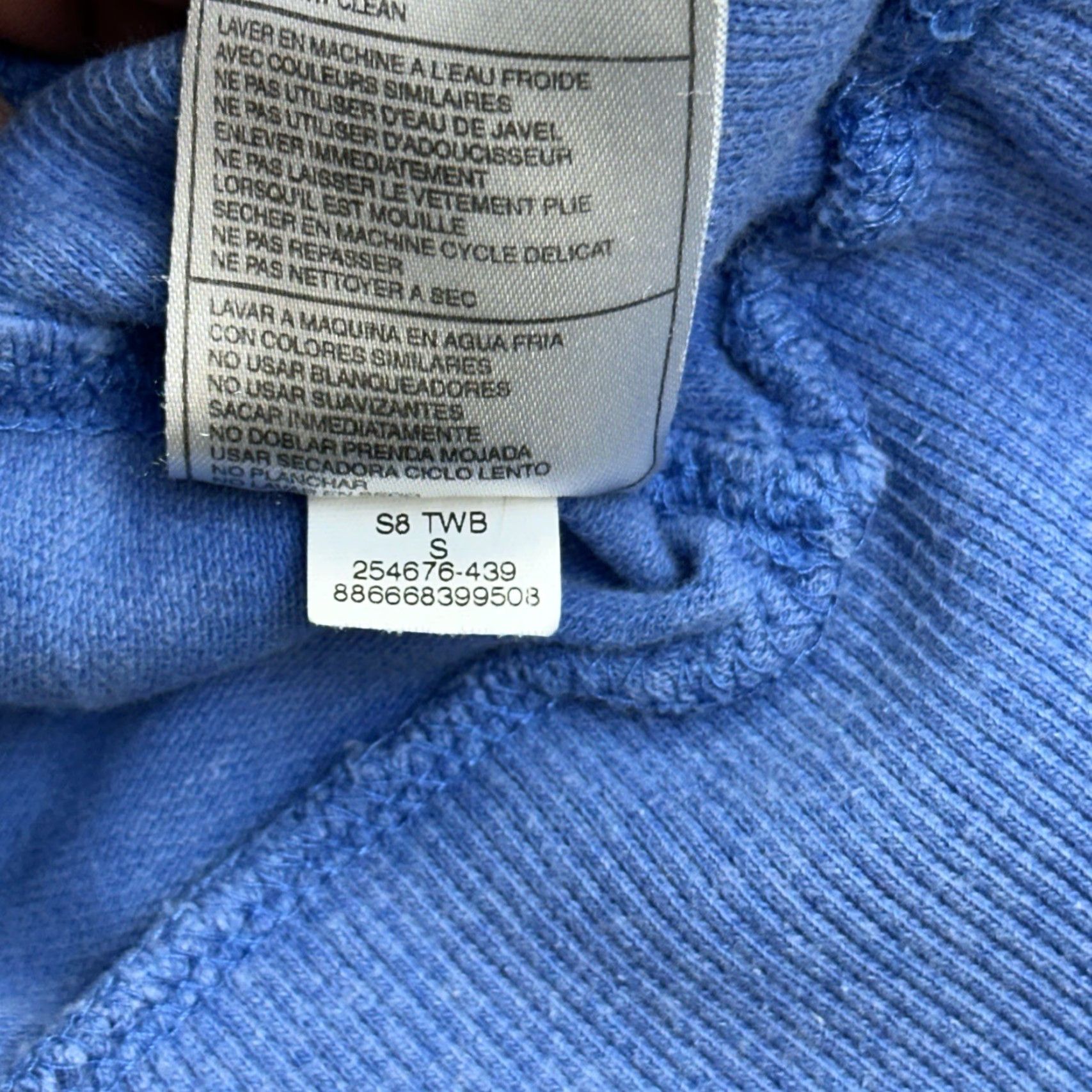 Nike VINTAGE Nike Sportswear Hoodie Women's Small Blue Sleeveless Pullover Y2K Size S / US 4 / IT 40 - 5 Thumbnail
