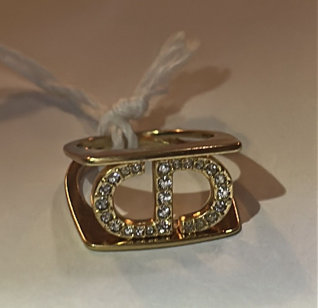 Dior Dior 30 MONTAIGNE RING Gold-Finish Metal Silver-Tone Crystal Size ONE SIZE - 5 Thumbnail