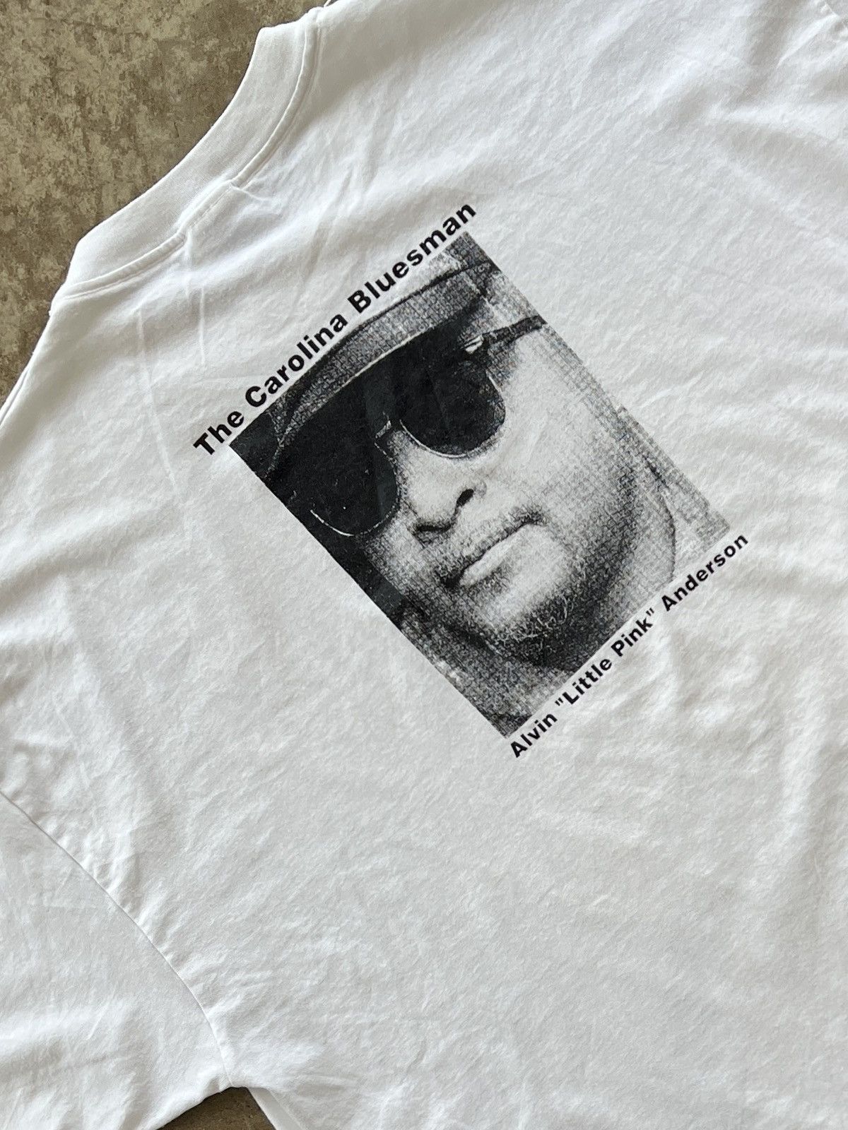 Band Tees Vintage The Carolina Bluesman Alvin Anderson Portrait Tee XL Size US XL / EU 56 / 4 - 1 Thumbnail