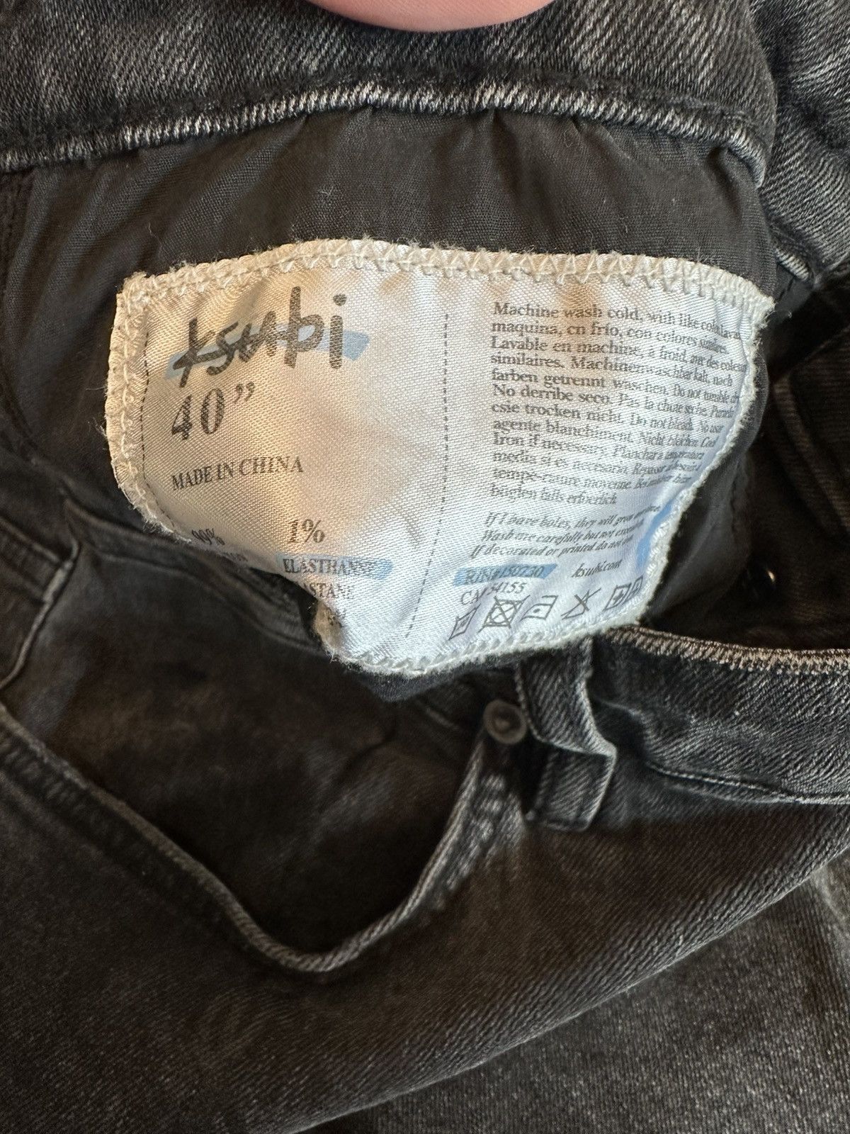 Ksubi Ksubi Circle Stictched K Logo Black Size US 40 / EU 56 - 5 Thumbnail