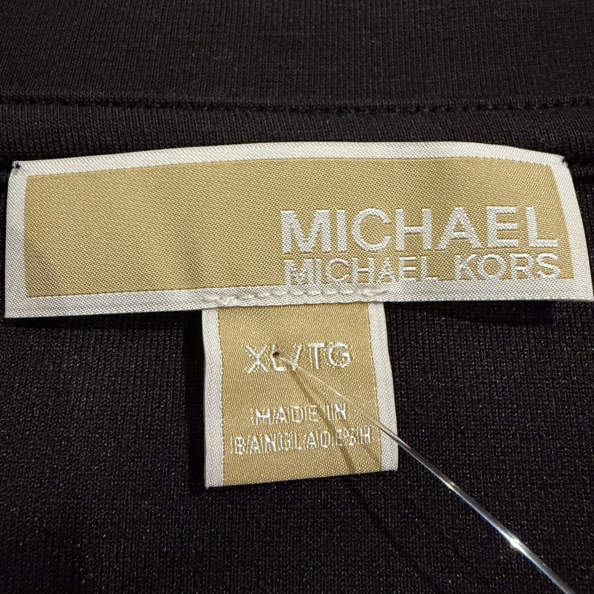 Michael Kors Black and silver Michael Kors cropped crewneck Size XL / US 12-14 / IT 48-50 - 2 Thumbnail