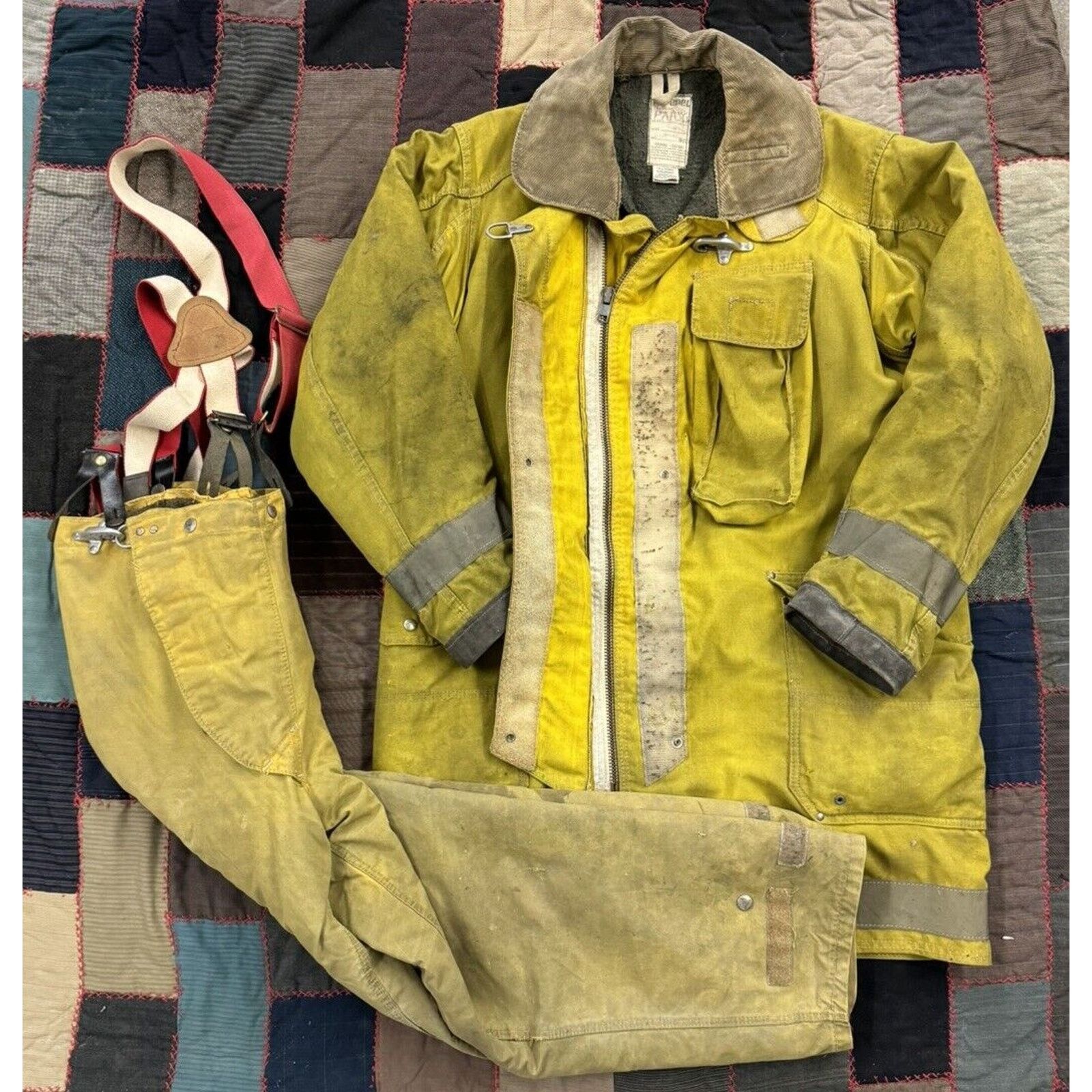 Other Vintage 1960s Faded Captain Fire Fighter Buckle back Mens L Size US L / EU 52-54 / 3 - 1 Thumbnail