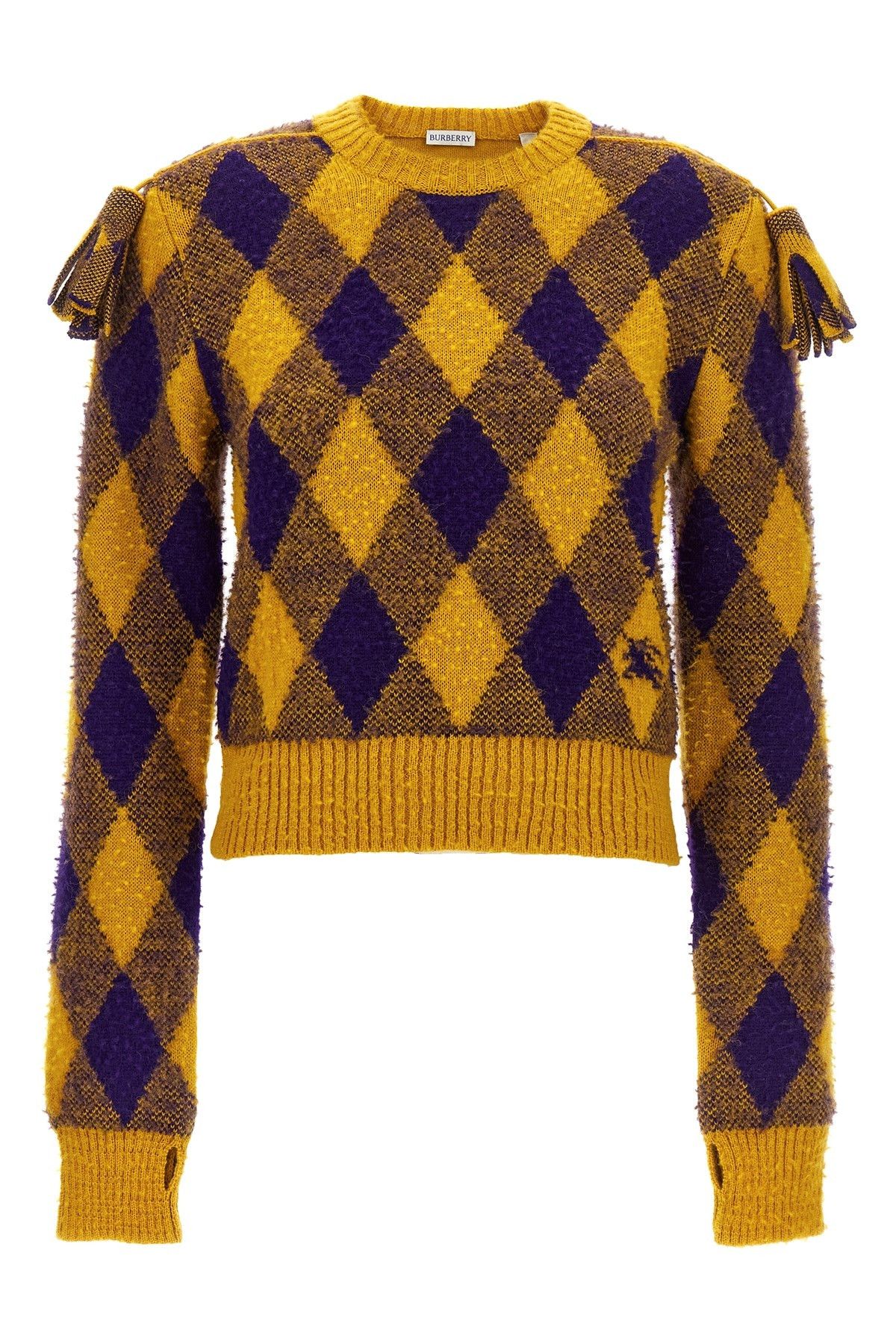 image of Burberry 'argyle' Sweater, Women's (Size Small)