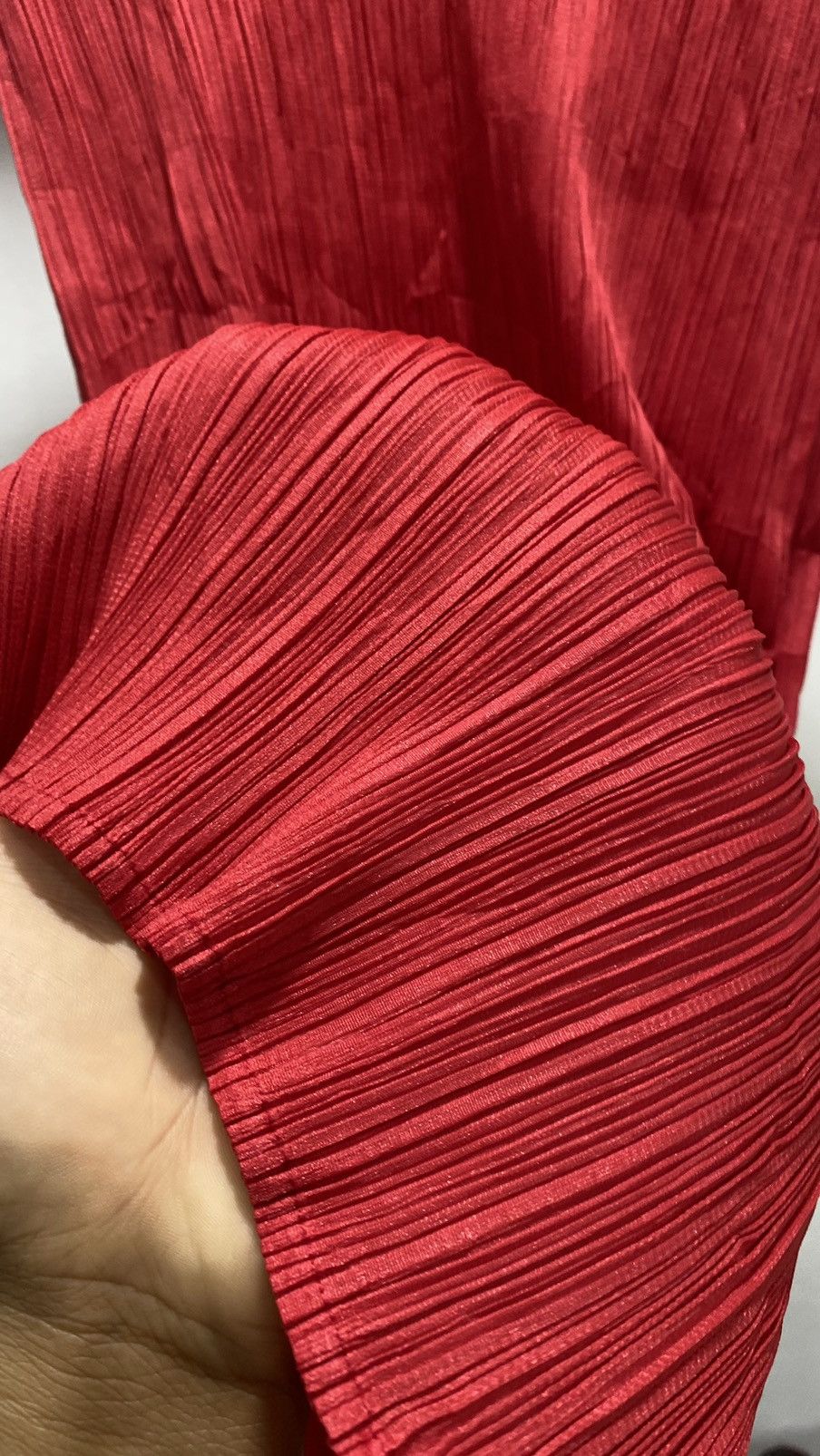 Pleats Please Issey Miyake 💥RARE Issey Miyake Pleats Please Red Size ONE SIZE - 15 Thumbnail
