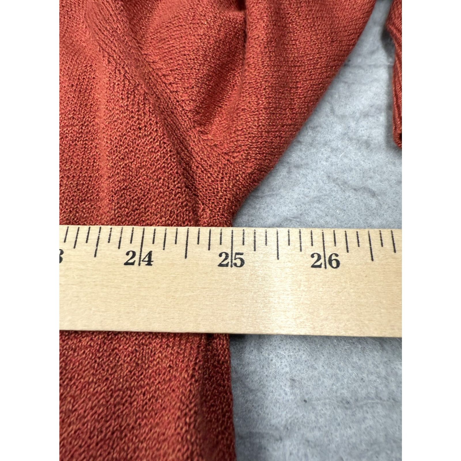 Pronto Uomo VINTAGE Pronto Uomo Sweater 2XL Rust Red Knit Pullover Long Sleeve Mens Classic Italian Preppy Size US XXL / EU 58 / 5 - 6 Thumbnail