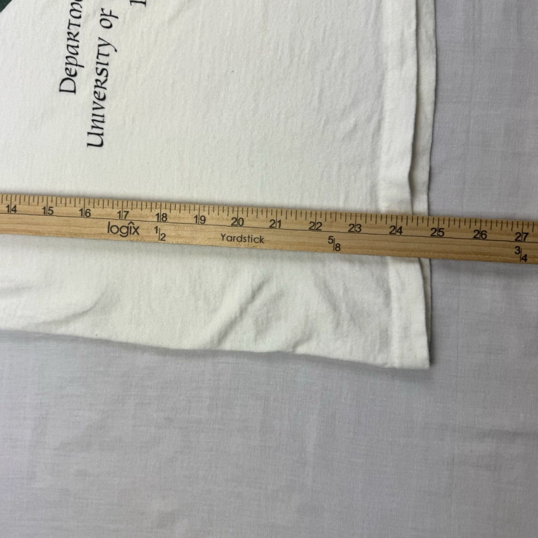 Vintage VINTAGE Oneita T-Shirt Adult Medium Ivory Nature Biology 90s Mens Size US M / EU 48-50 / 2 - 4 Thumbnail