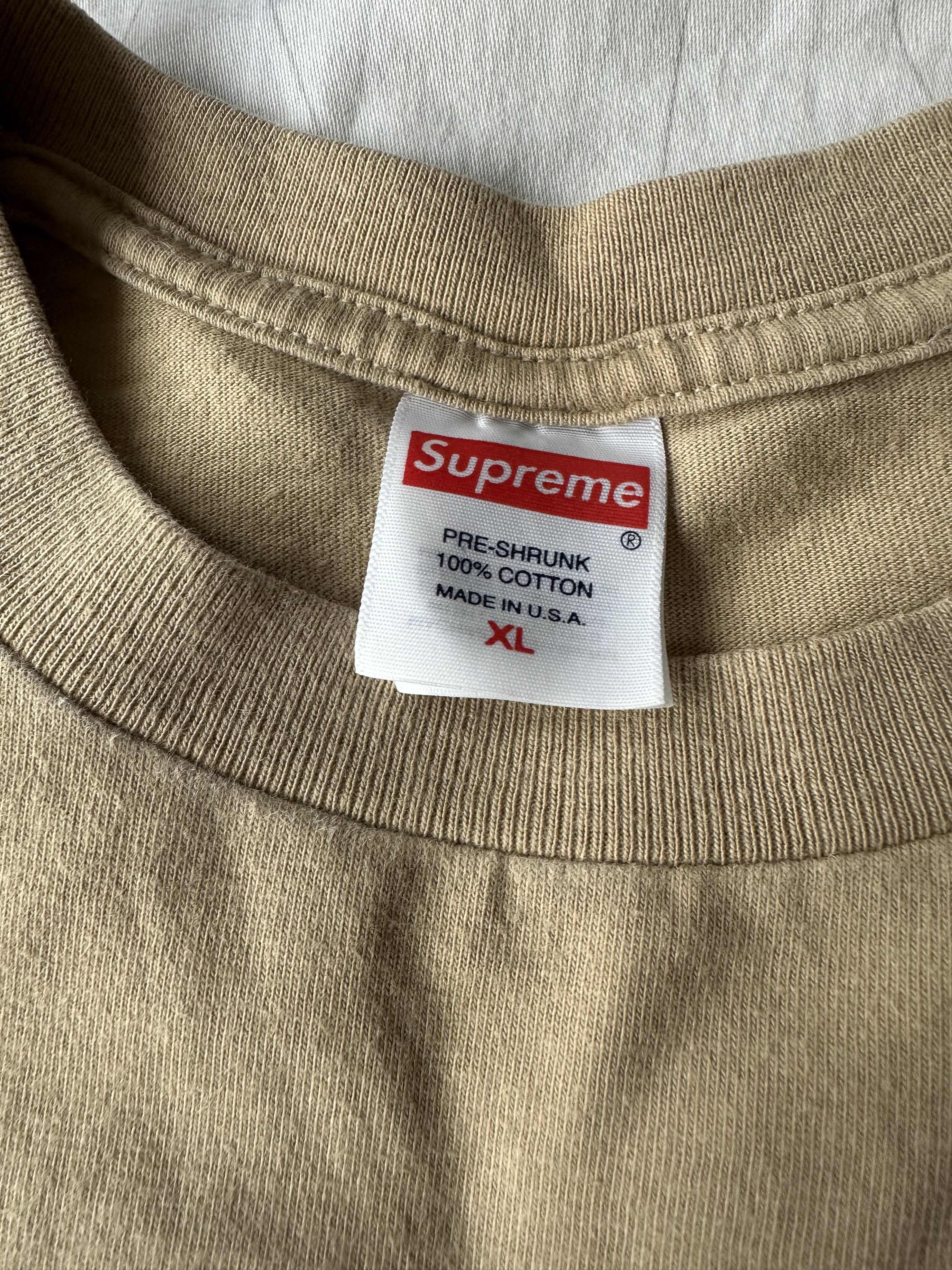 Supreme SS23 Supreme Crown Tee Khaki/Sand Size US XL / EU 56 / 4 - 4 Thumbnail
