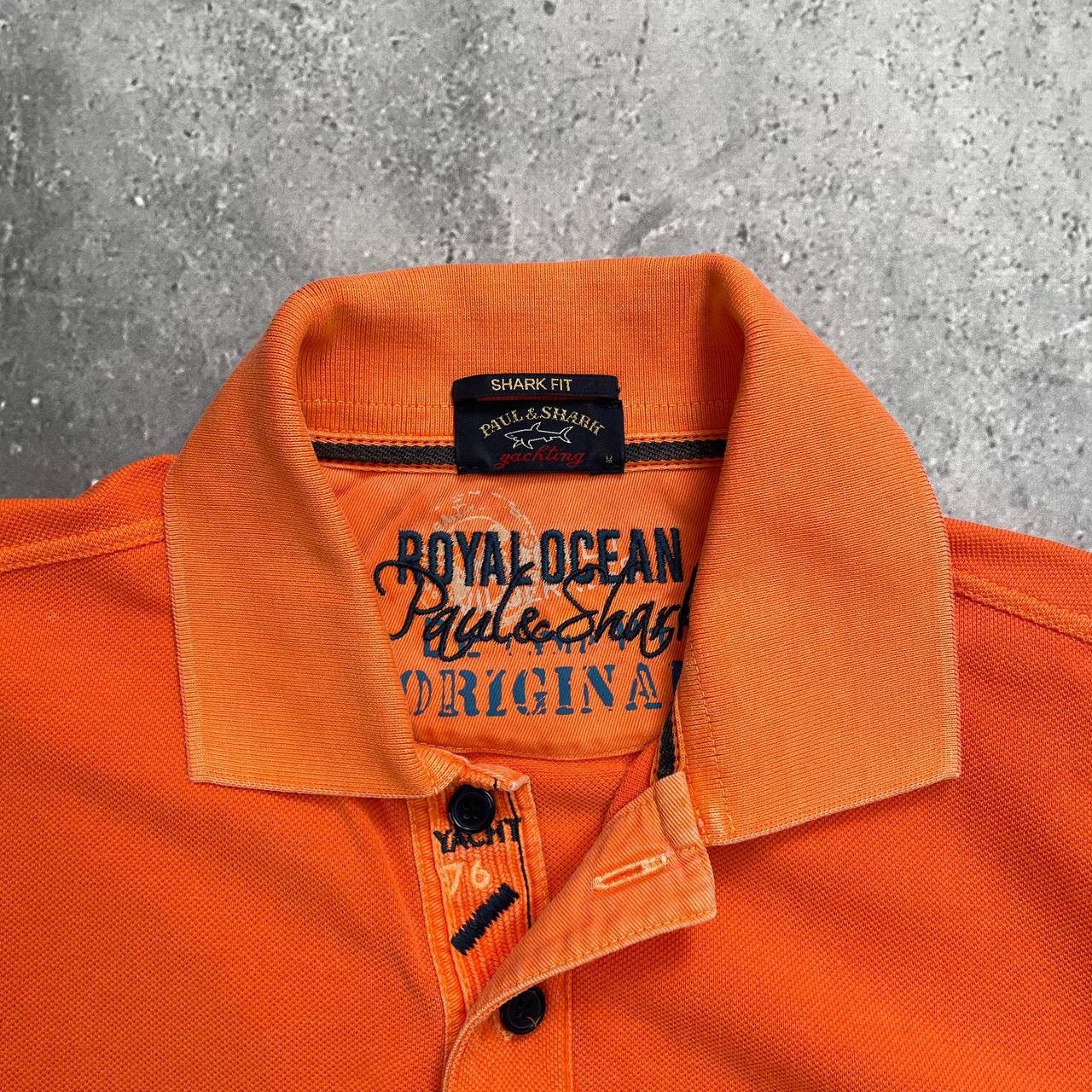 Designer × Paul & Shark Paul & Shark Ocean Team Polo Shirt Garment Dyed Orange M Size US M / EU 48-50 / 2 - 5 Thumbnail