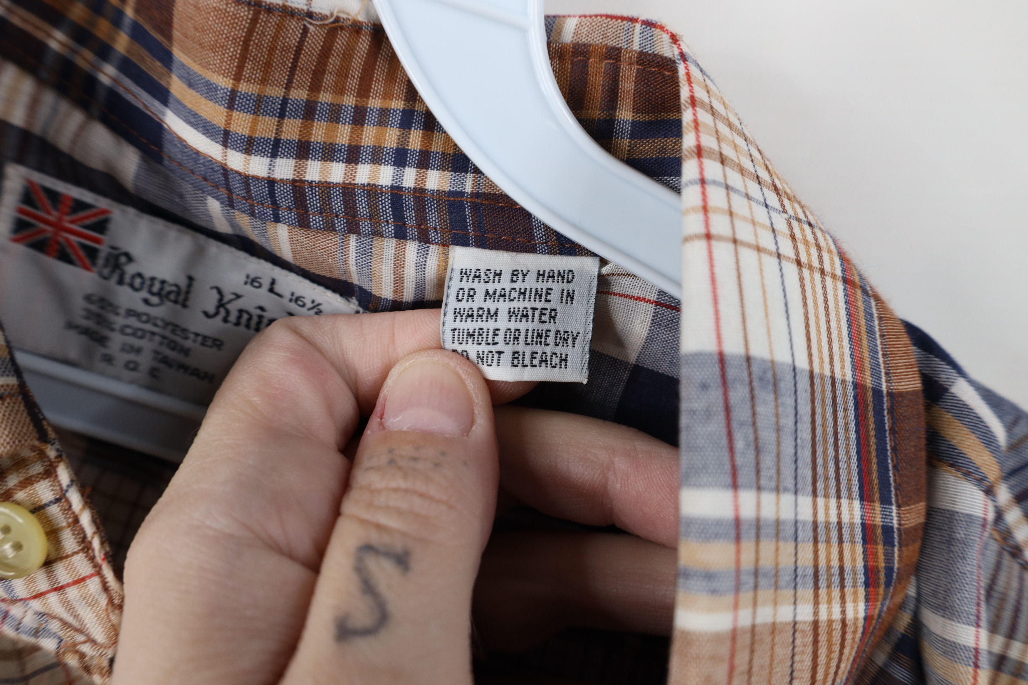 Vintage Deadstock Vintage 70s 80s Streetwear Collared Button Shirt Size US L / EU 52-54 / 3 - 8 Thumbnail