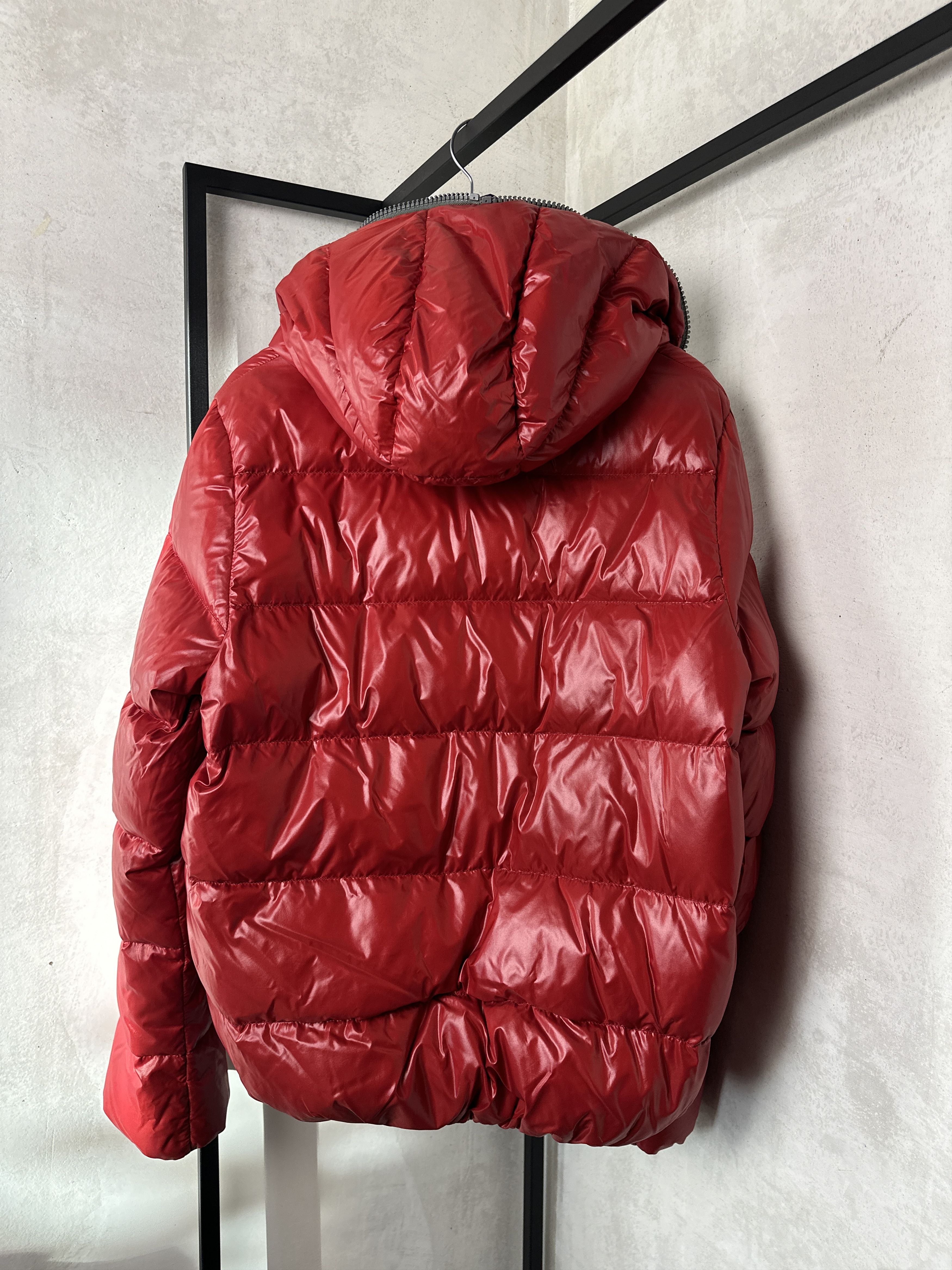 Duvetica DUVETICA Womens Red Full Zip Hooded Down Puffer Jacket Size US L / EU 52-54 / 3 - 12 Thumbnail