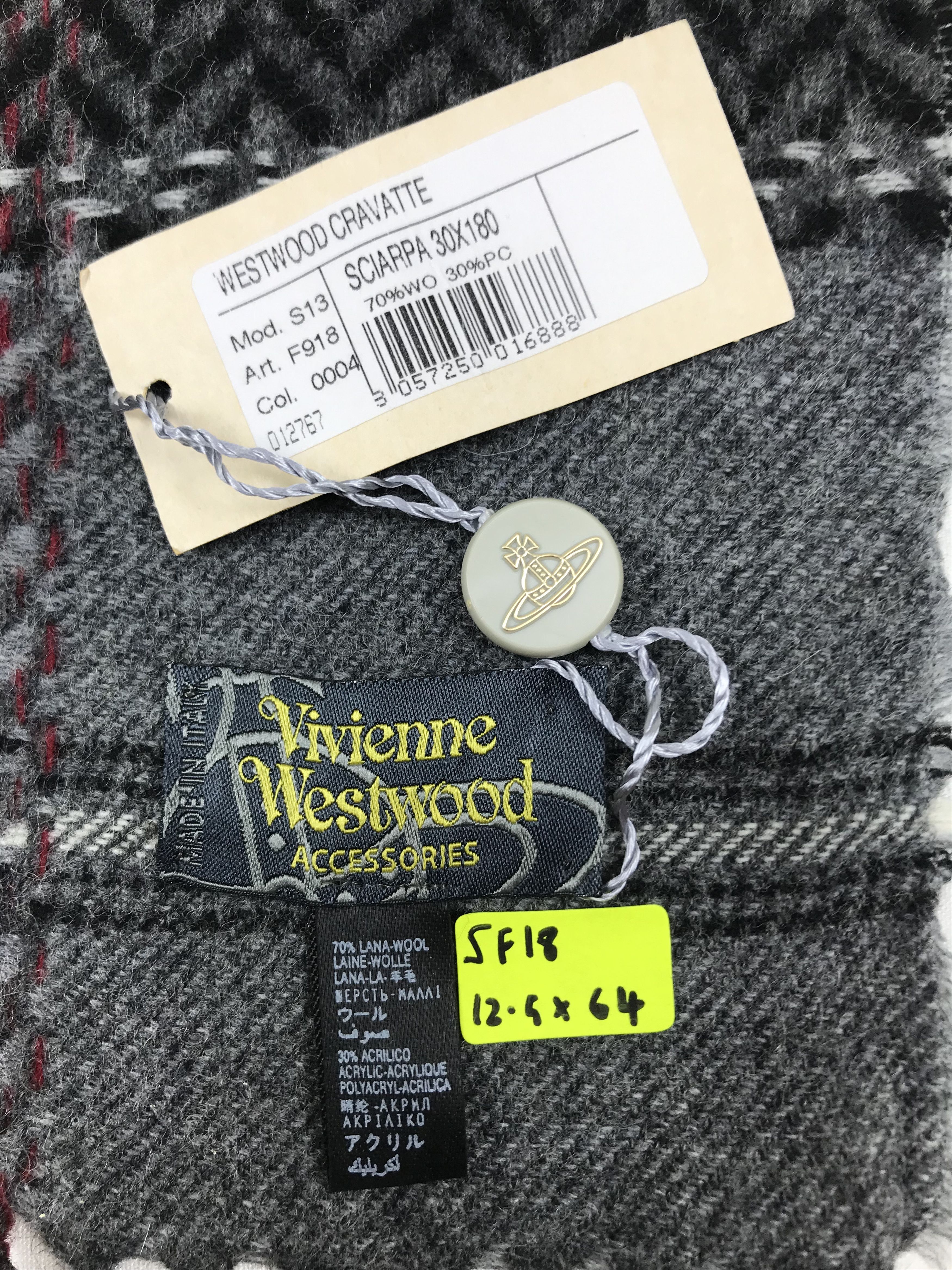 Vivienne Westwood Vivienne Westwood Luxury Scarf / Muffler / Wool Size ONE SIZE - 5 Thumbnail