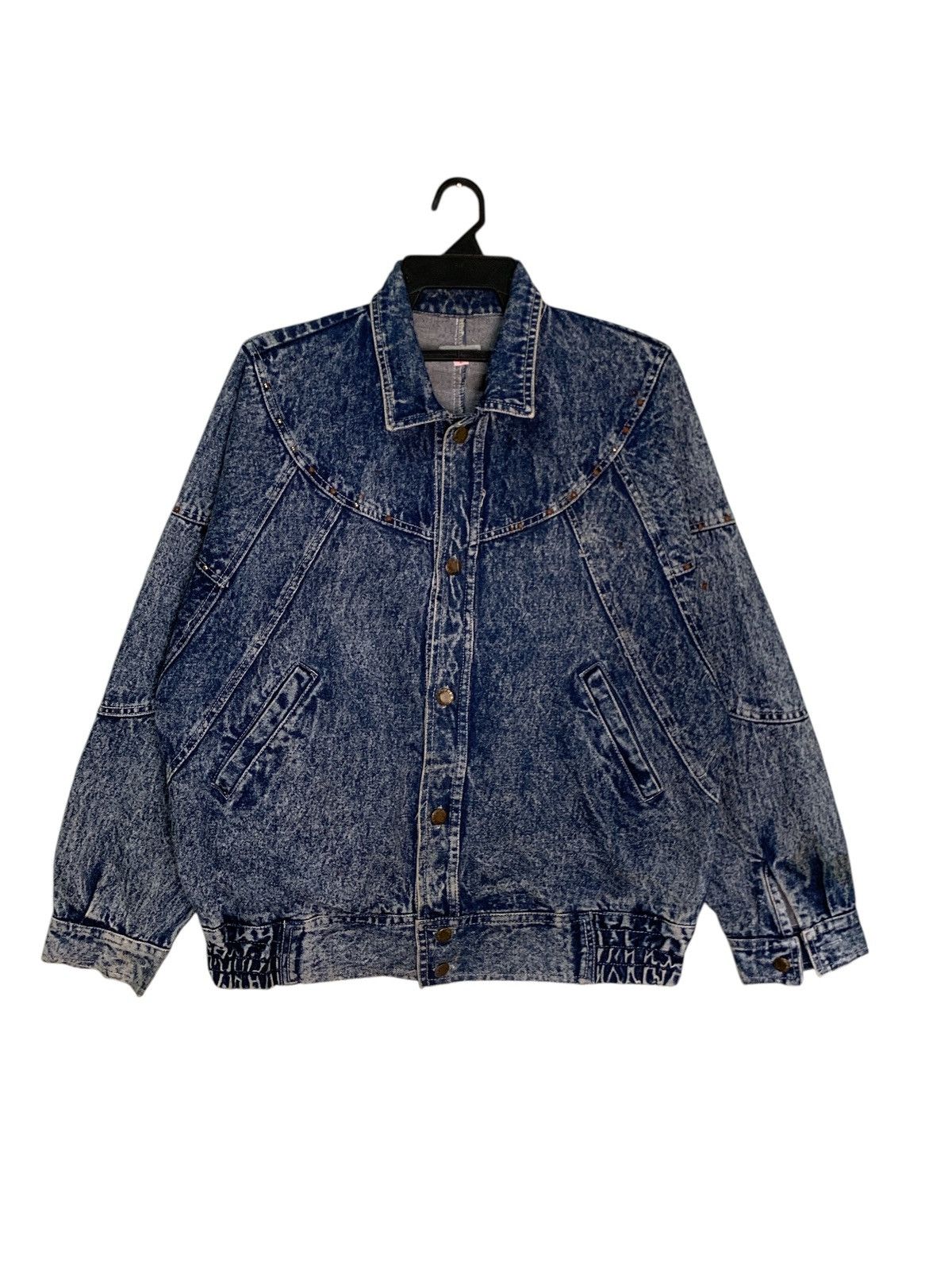 Japanese Brand Rare Design Main Jeans Denim Jackets Size L / US 10 / IT 46 - 1 Thumbnail