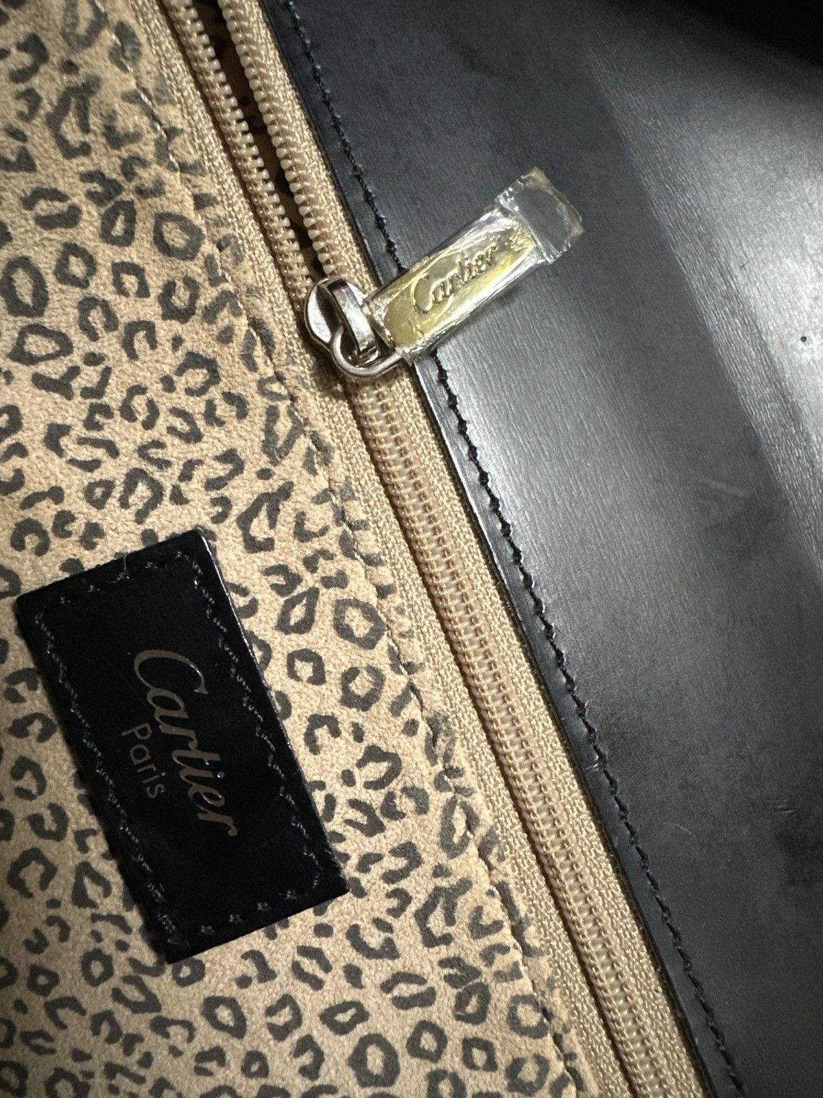 Cartier Vintage rare Cartier Paris leather bag Size ONE SIZE - 15 Thumbnail