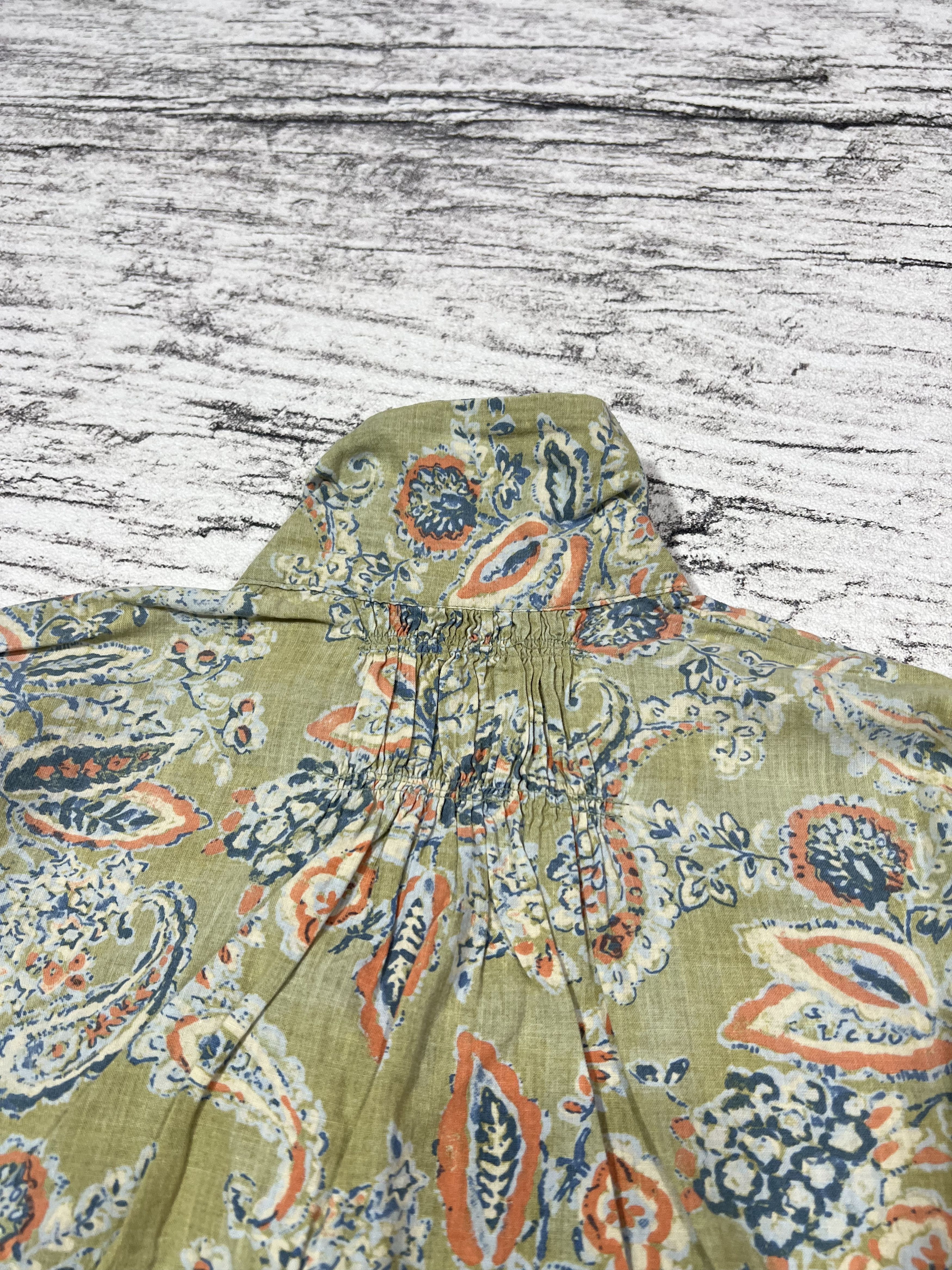 45rpm 2000s 45 RPM Studio Floral Pattern Print Shirt Size US L / EU 52-54 / 3 - 4 Thumbnail