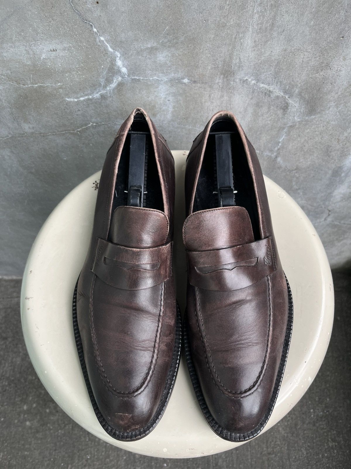 Gucci Slip On Penny Loafers Size US 7.5 / EU 40-41 - 2 Thumbnail