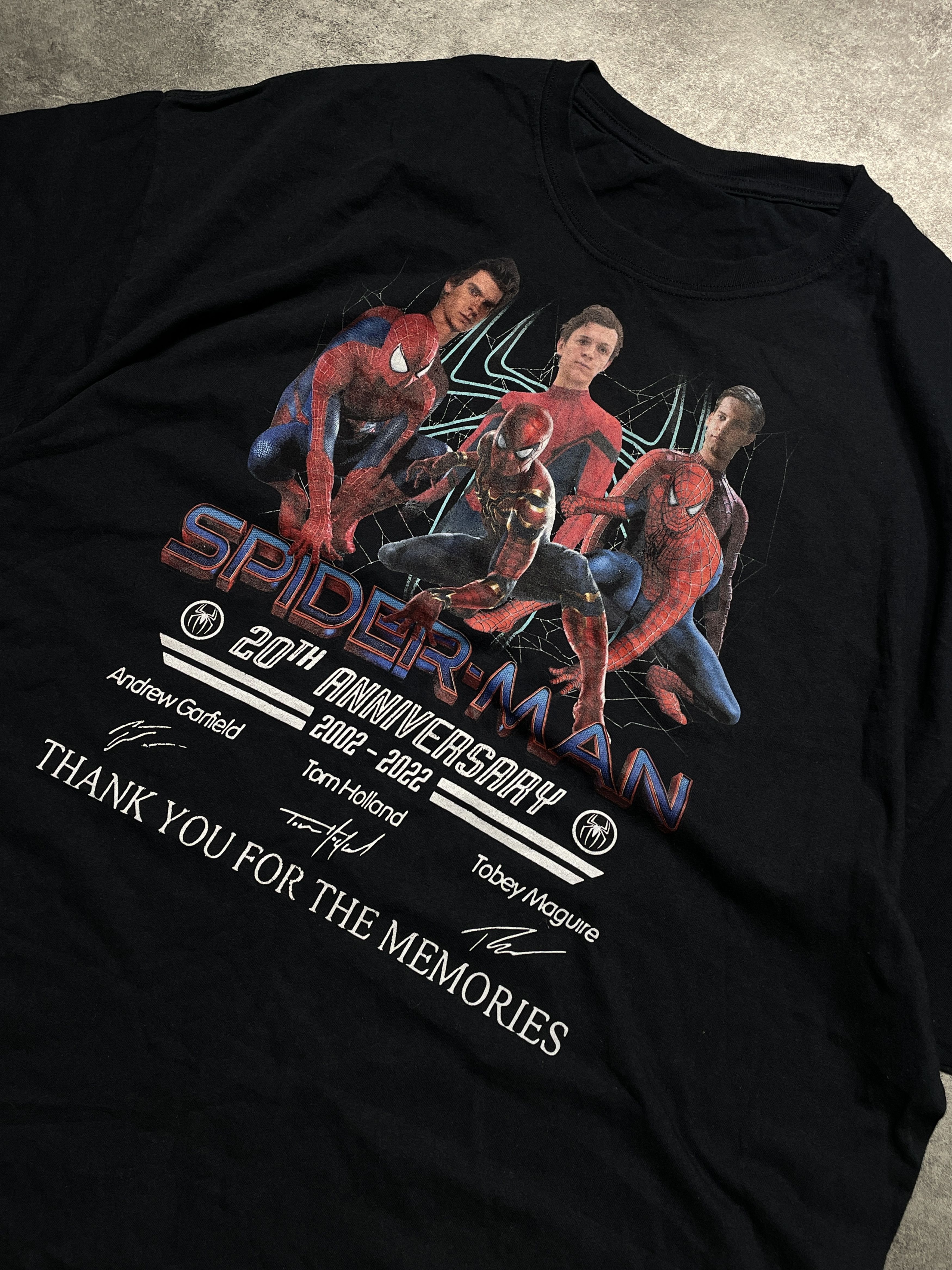 Other !RARE! Spiderman 20th Anniversary Tee T-Shirt Boxy Fit Wide Size US XXL / EU 58 / 5 - 2 Thumbnail