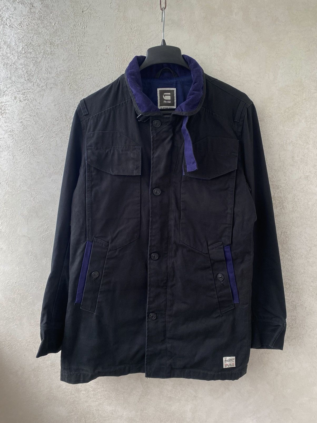 G-Star G-Star Raw Denim Will Garber Military Trench Coat Jacket Size US L / EU 52-54 / 3 - 1 Thumbnail
