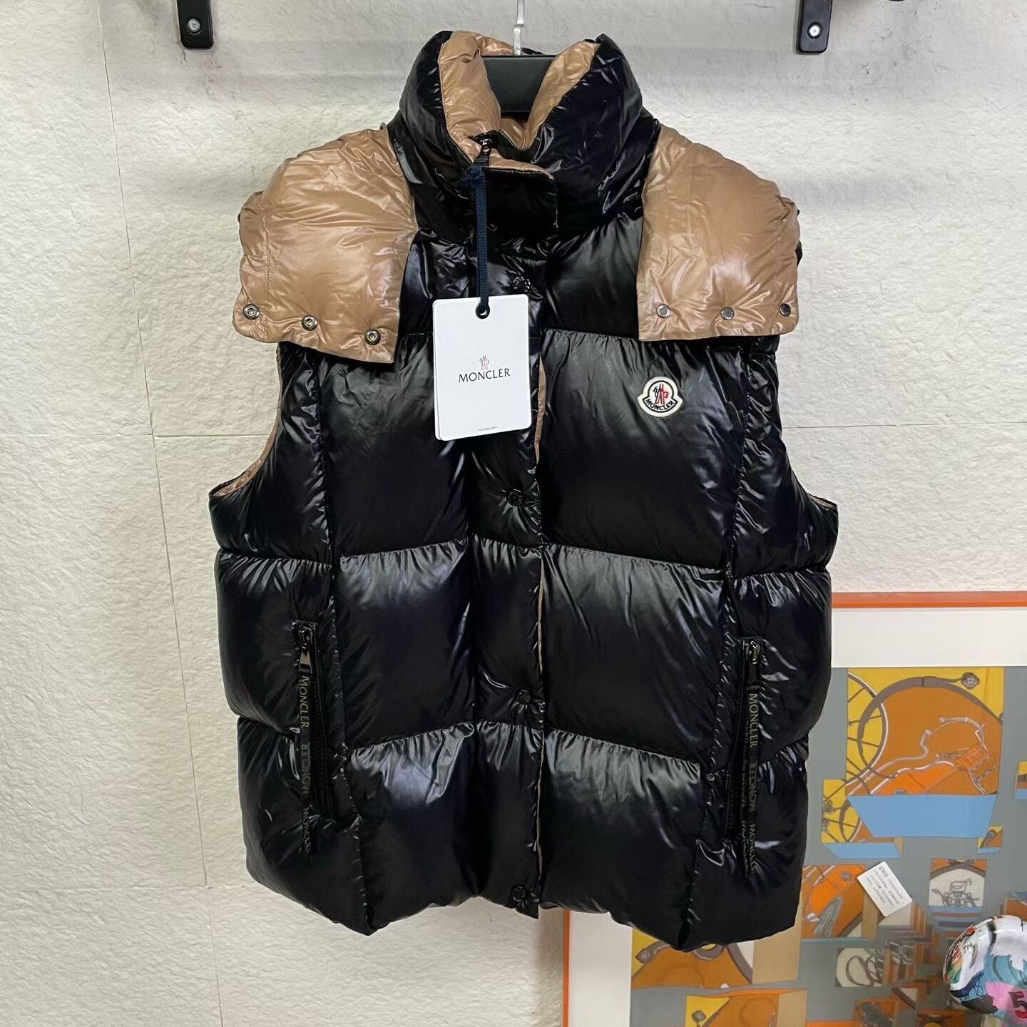 Moncler Moncler Black Gold Down Vest Size US L / EU 52-54 / 3 - 1 Thumbnail