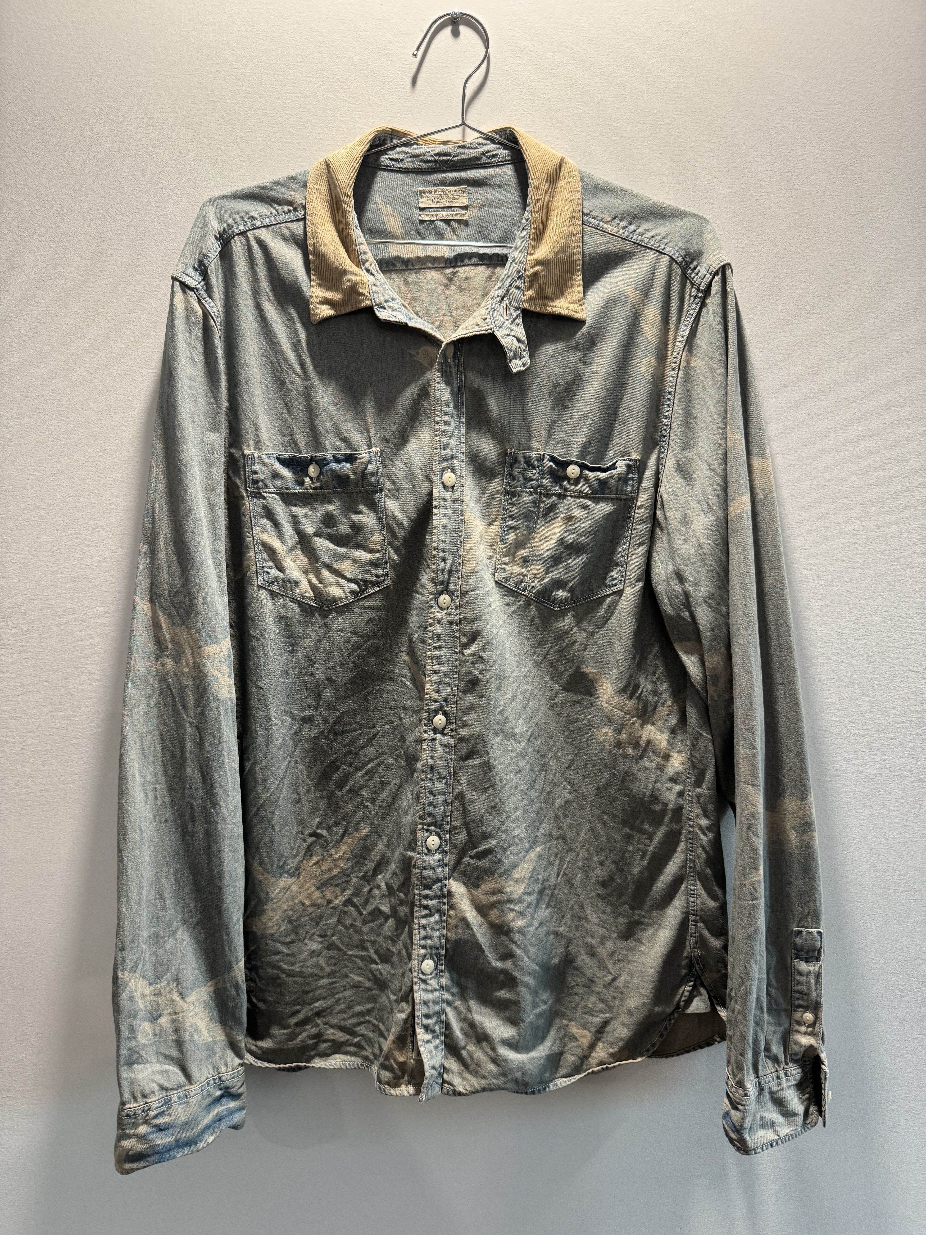 Allsaints Allsaints Spitalfields Dove Shirt Size US L / EU 52-54 / 3 - 1 Thumbnail
