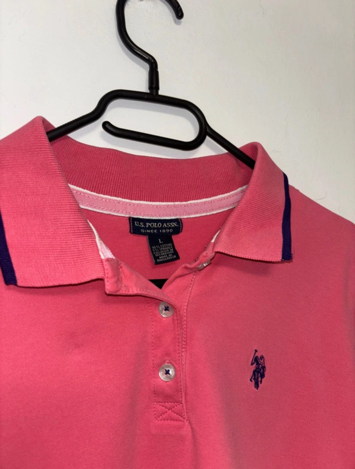 U.S. Polo Assn. Pink U.S. Polo Assn. Shirt Size XS / US 0-2 / IT 36-38 - 2 Thumbnail