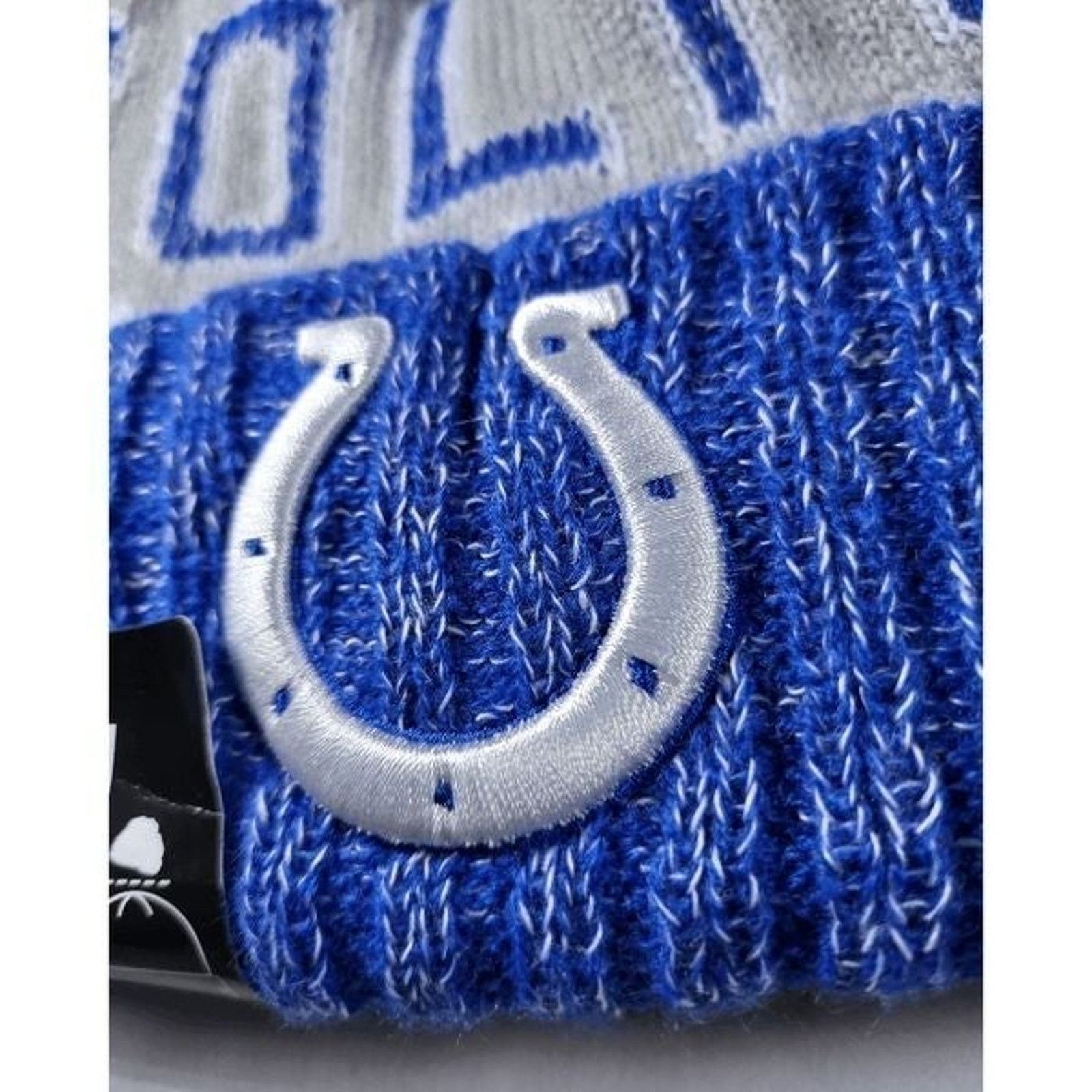 Other NWT Indianapolis Colts Sports Knit Pom Beanie Fleece Lined Size ONE SIZE - 5 Thumbnail
