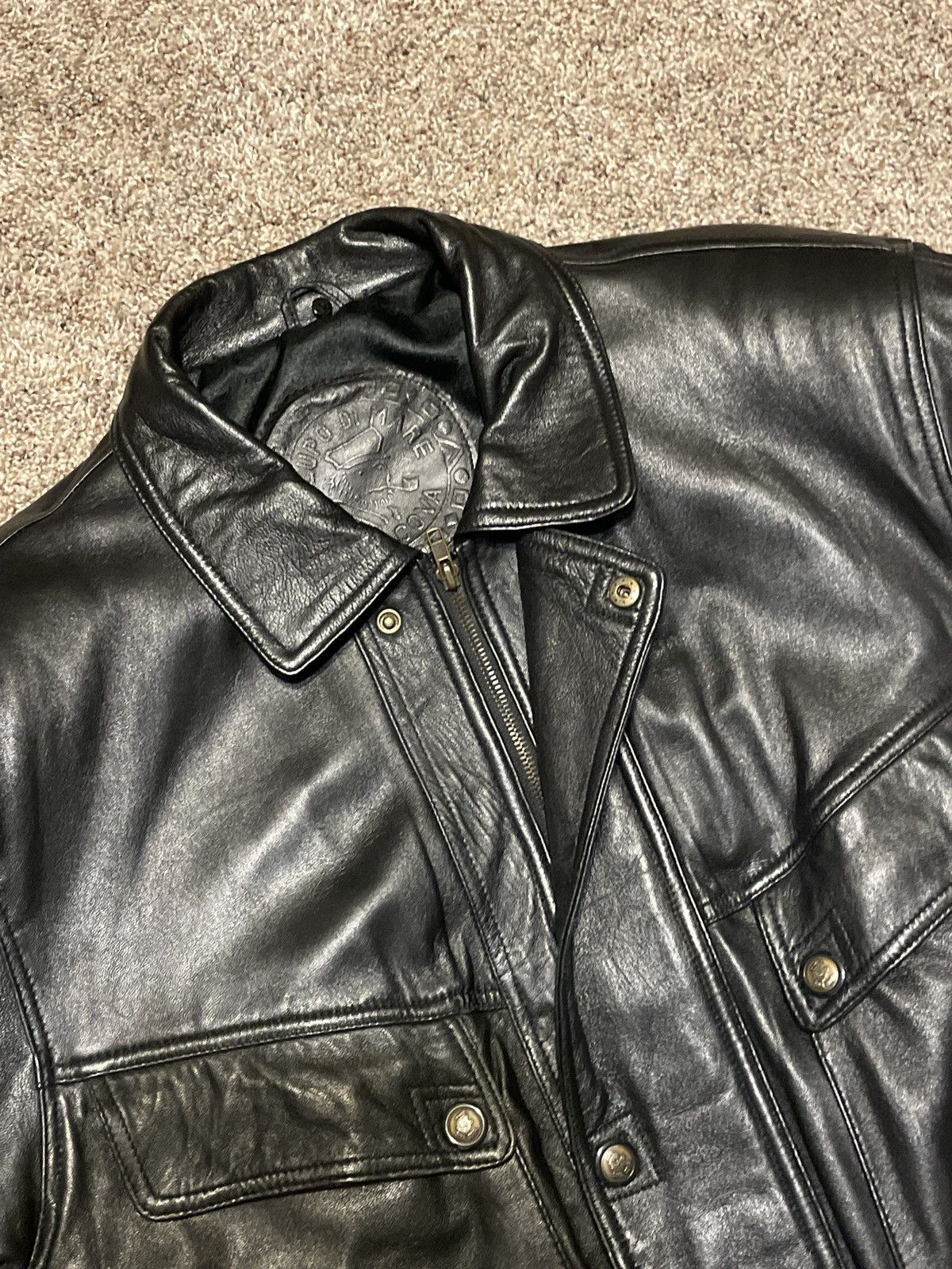 Vintage vintage leather jacket Size US L / EU 52-54 / 3 - 4 Thumbnail