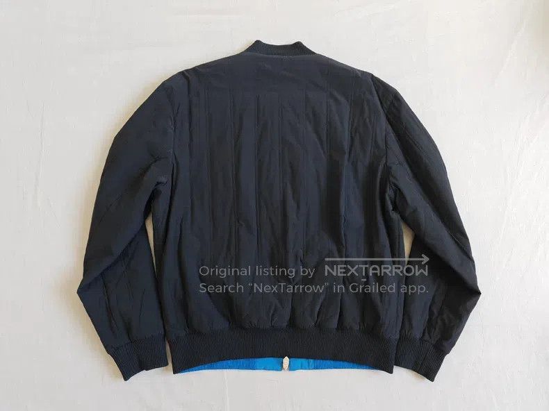 Hermes Hermes Double-faced jacket cotton coat, blue and black rev Size US L / EU 52-54 / 3 - 7 Thumbnail