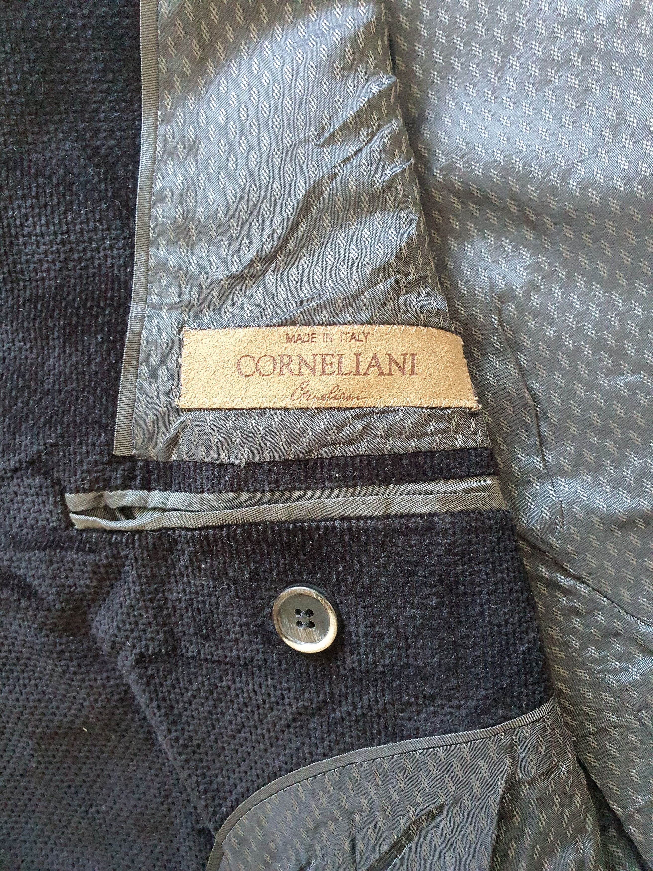 Corneliani ''EASY C2'' Black Velvet Blazer Sports Coat Suit Jacket Size 38R - 6 Thumbnail