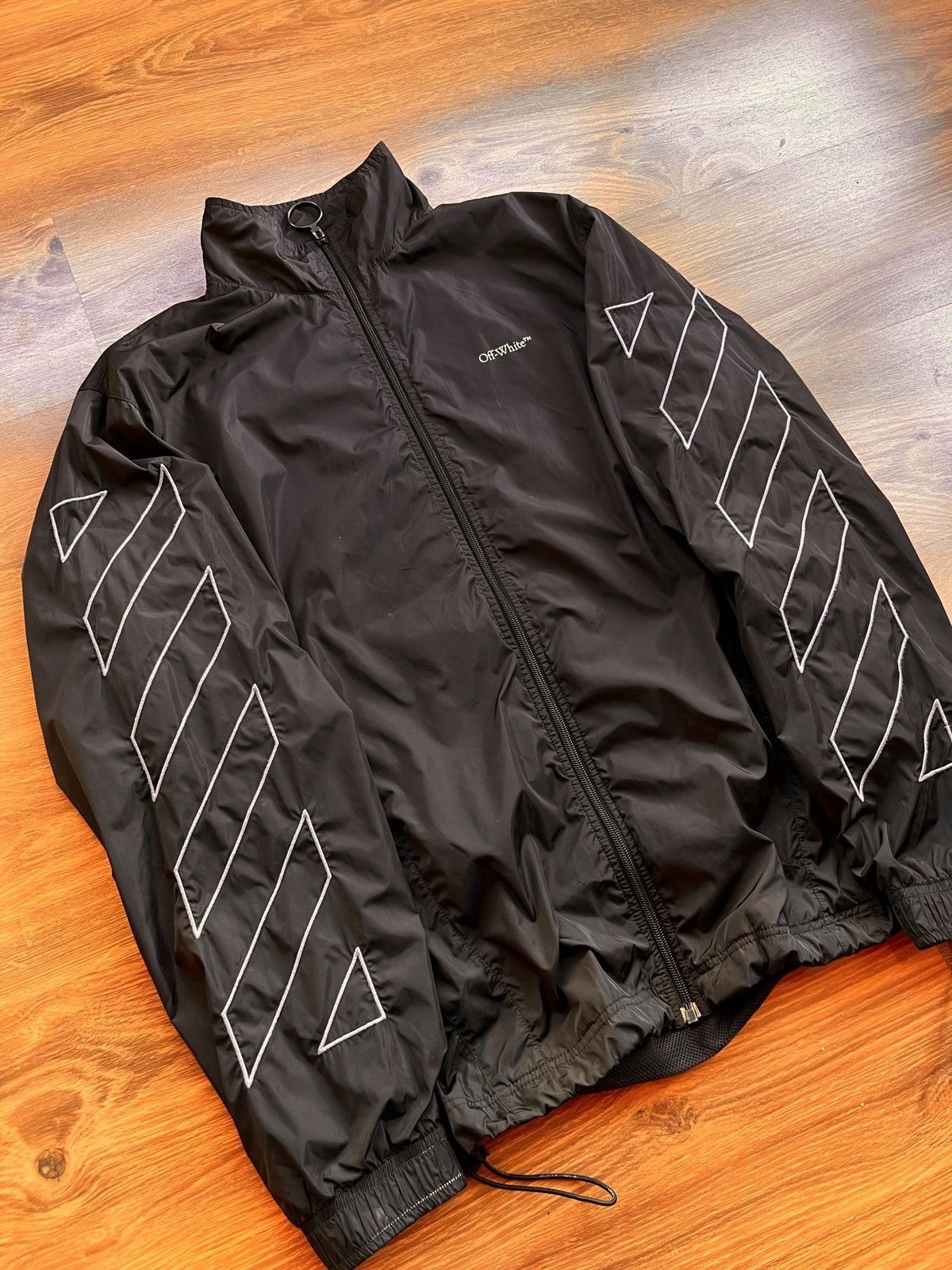 Off-White Rare Off White Diagonals Zipper Jacket Size US L / EU 52-54 / 3 - 2 Thumbnail