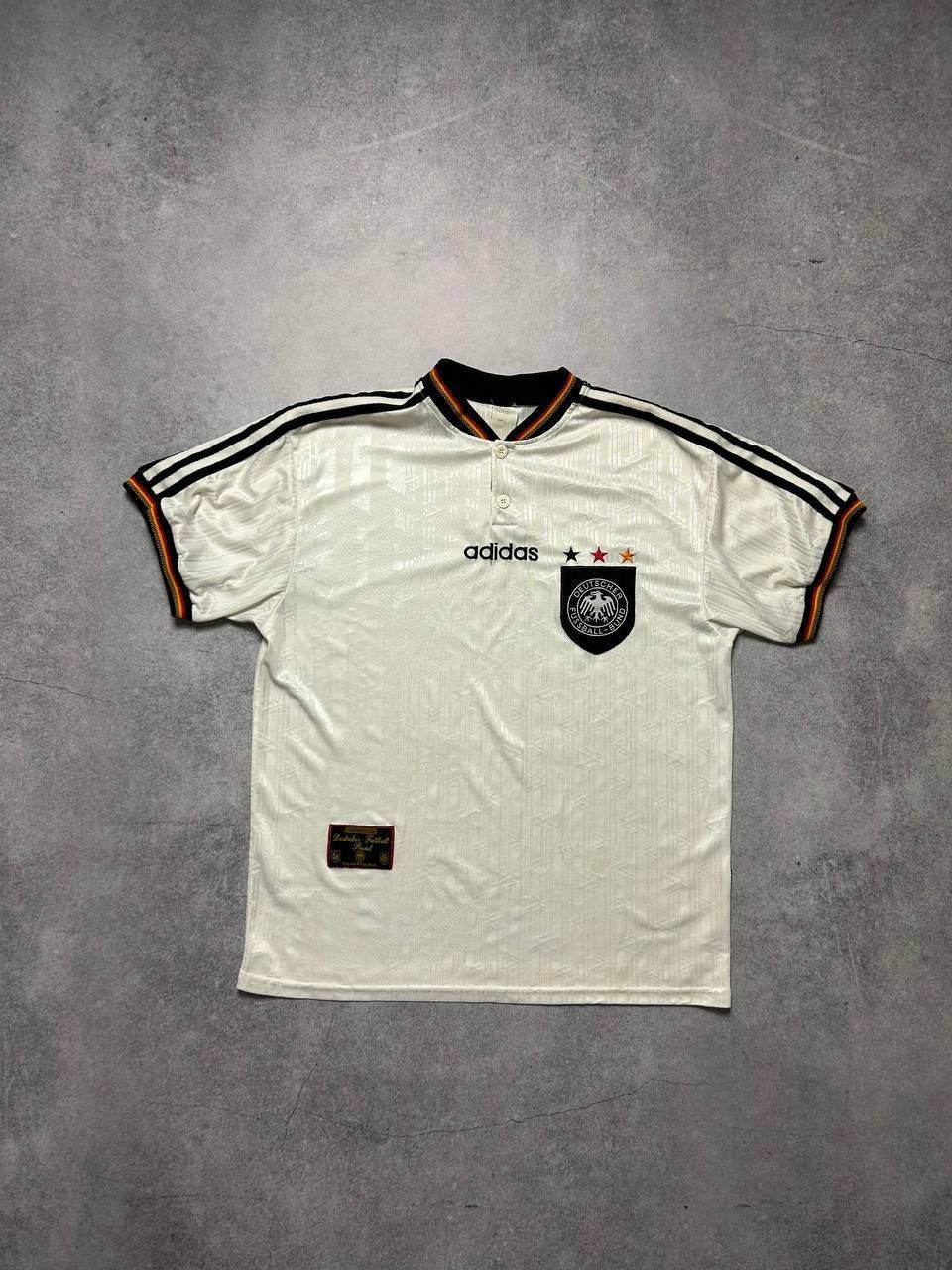 Adidas Vintage Adidas Germany Home Football Shirt 1996, Size L Size US L / EU 52-54 / 3 - 1 Thumbnail