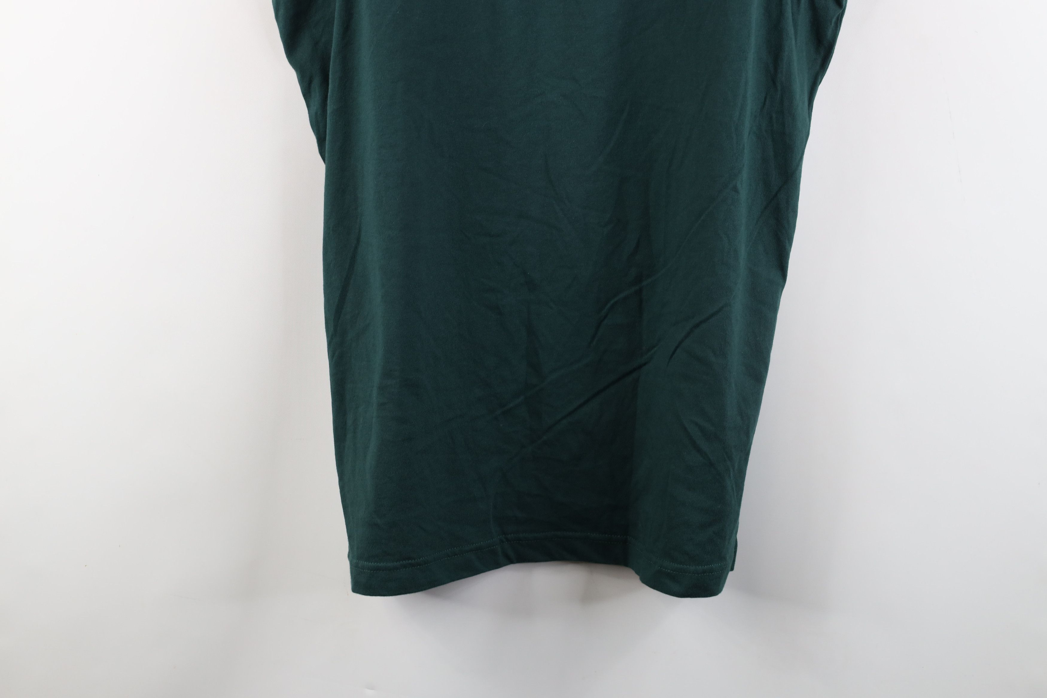 Vintage Vintage 90s Streetwear Blank Tank Top T-Shirt Hunter Green Size US L / EU 52-54 / 3 - 3 Thumbnail