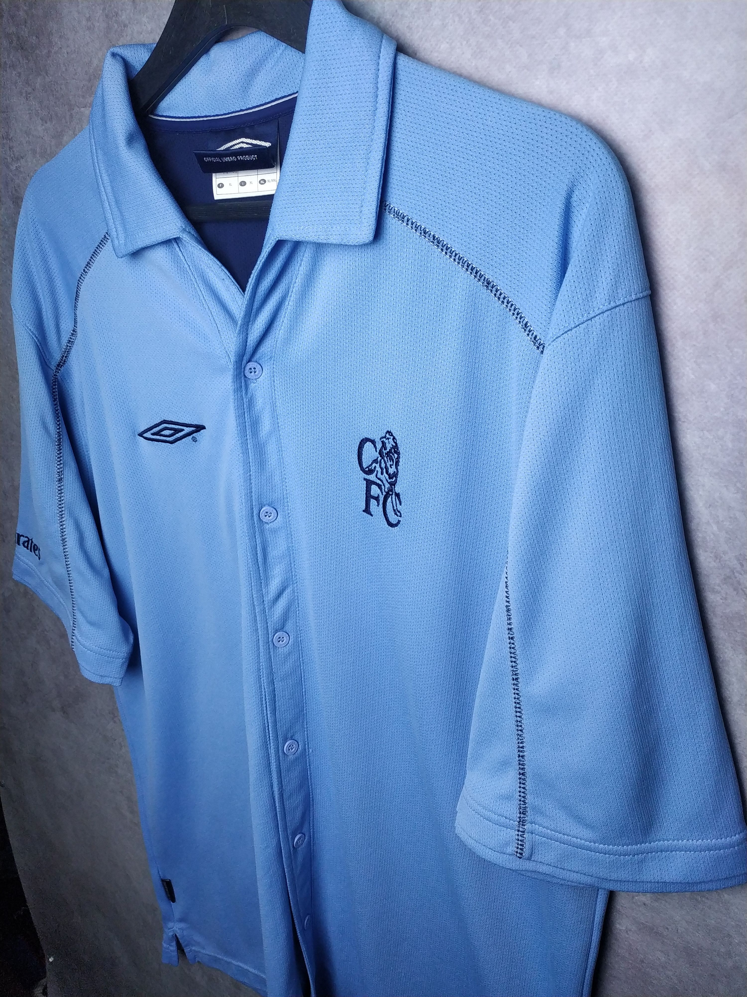 Chelsea Soccer Chelsea London 1999-2000 Umbro vintage football jersey polo Size US XL / EU 56 / 4 - 2 Thumbnail