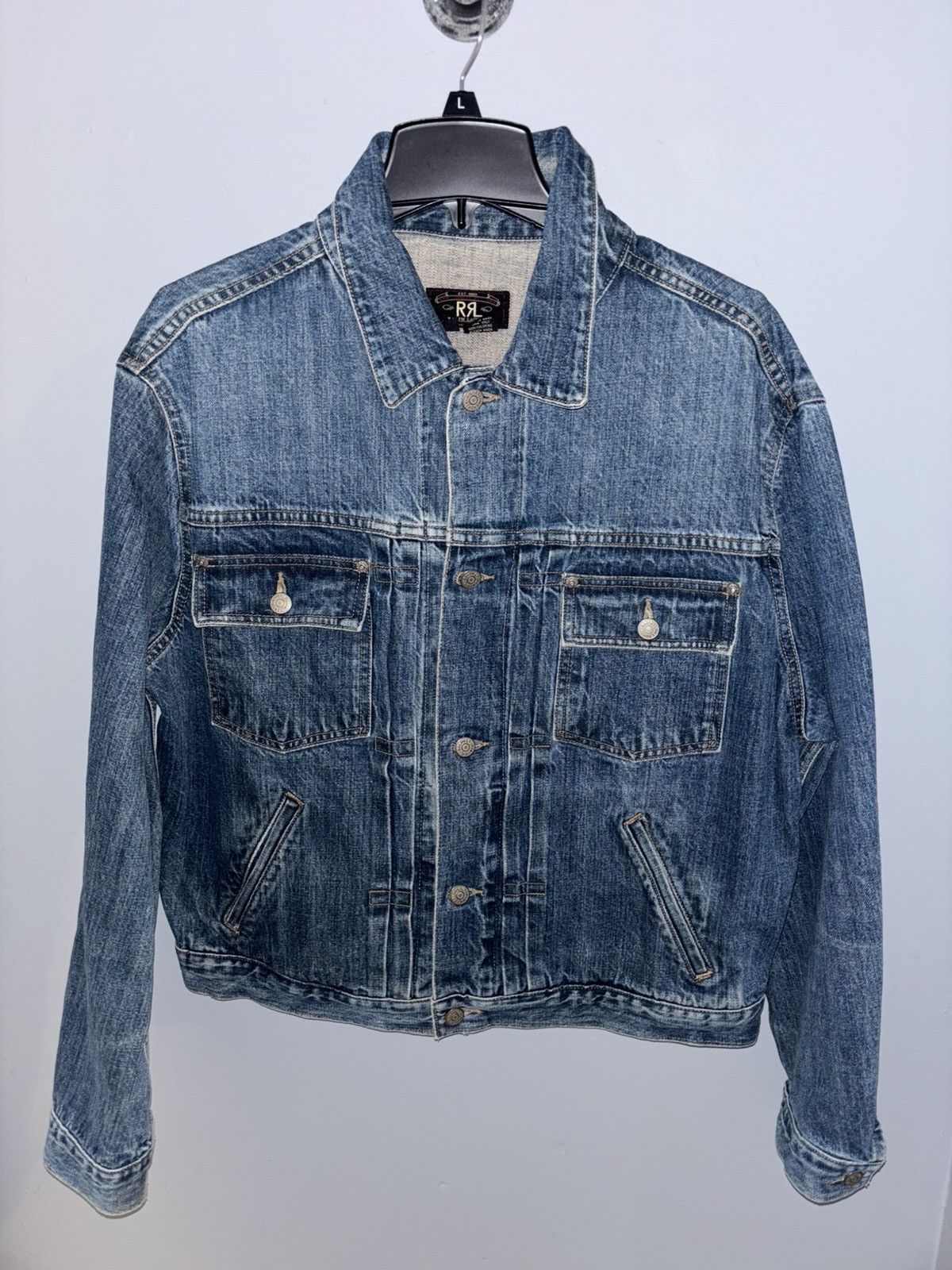 Polo Ralph Lauren × Ralph Lauren Double R Ralph Lauren Denim Jacket Size US L / EU 52-54 / 3 - 1 Thumbnail