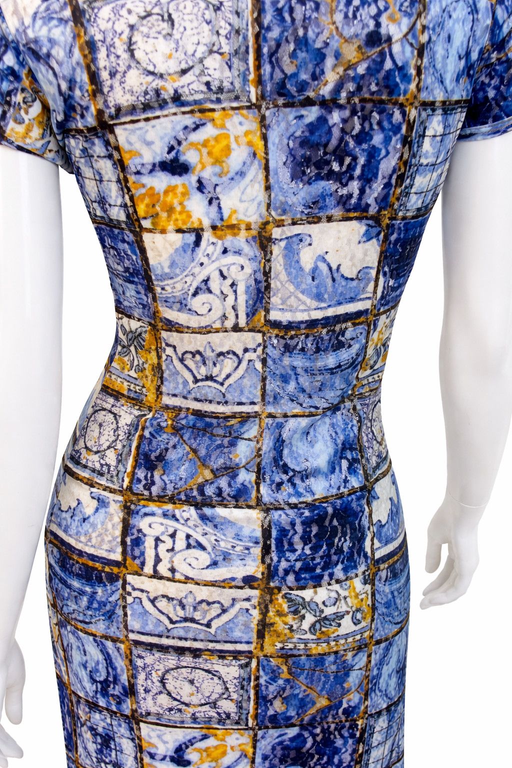 Jean Paul Gaultier Jean Paul Gaultier Transparent Tile Maxi Colour Block Dress Size M / US 6-8 / IT 42-44 - 4 Thumbnail