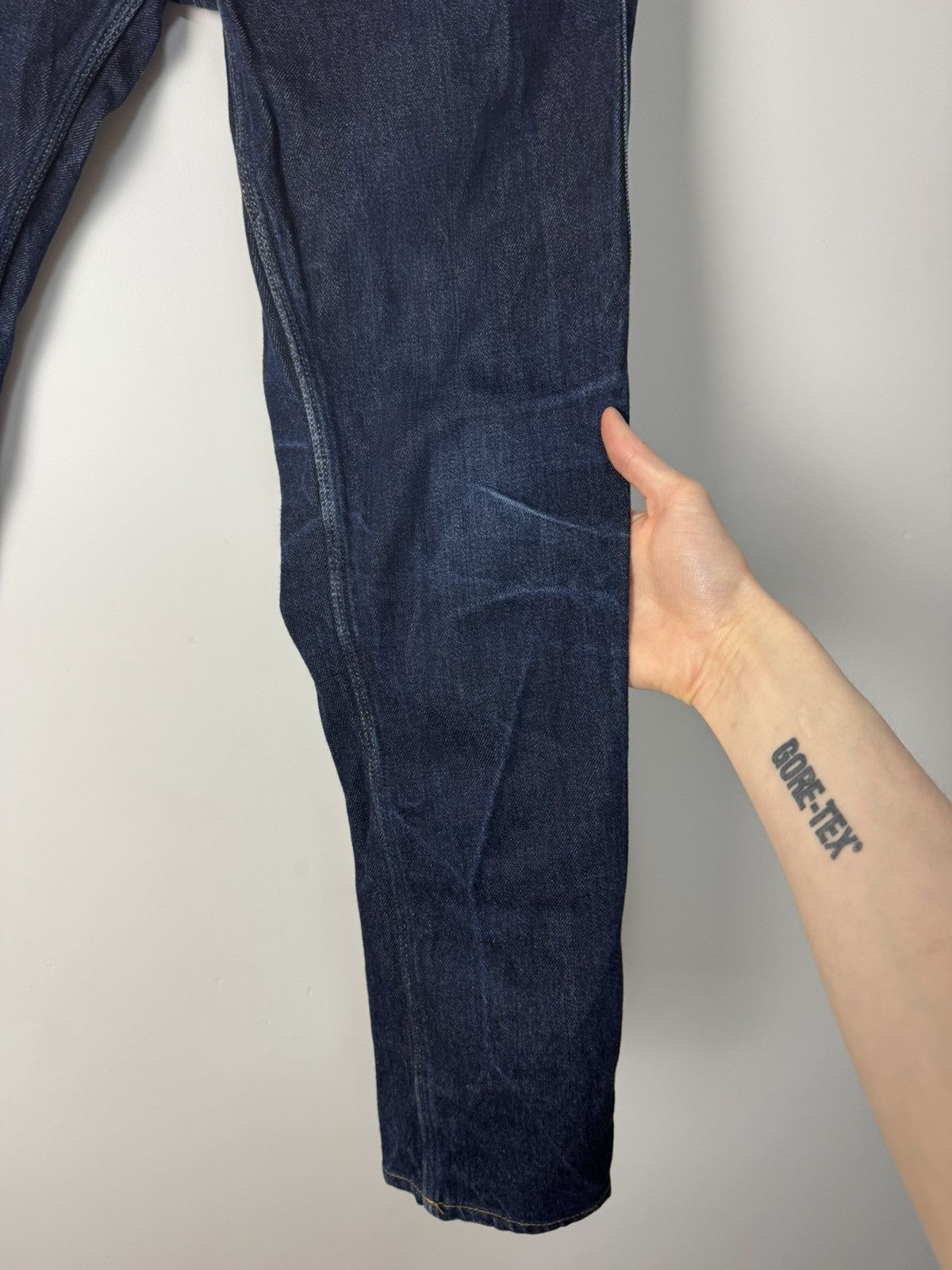 Acne Studios Acne Studios Max Raw Denim Jeans Navy Washed Vintage Style Size 30" / US 8 / IT 44 - 6 Thumbnail