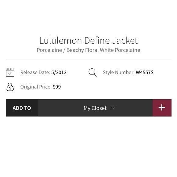Lululemon Lululemon Define Jacket Size 6 – Porcelaine Beachy Floral Size M / US 6-8 / IT 42-44 - 7 Thumbnail