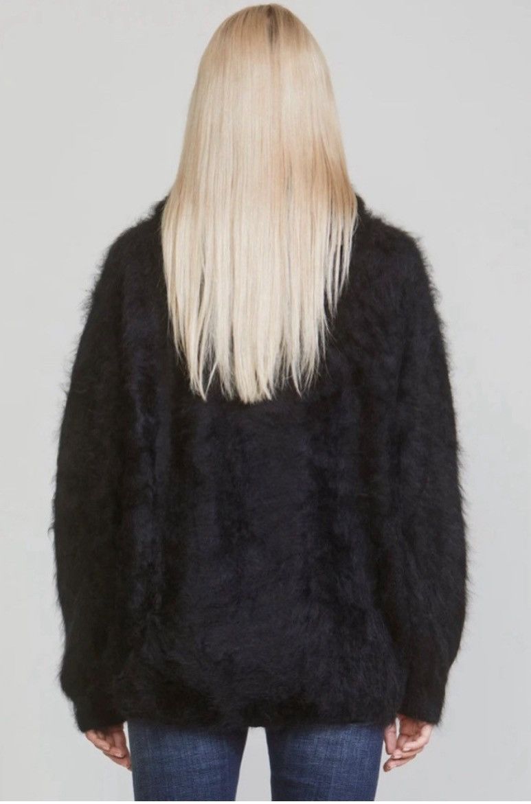 R13 Shawled Cashmere Distressed Edge Cardigan Size L / US 10 / IT 46 - 6 Thumbnail