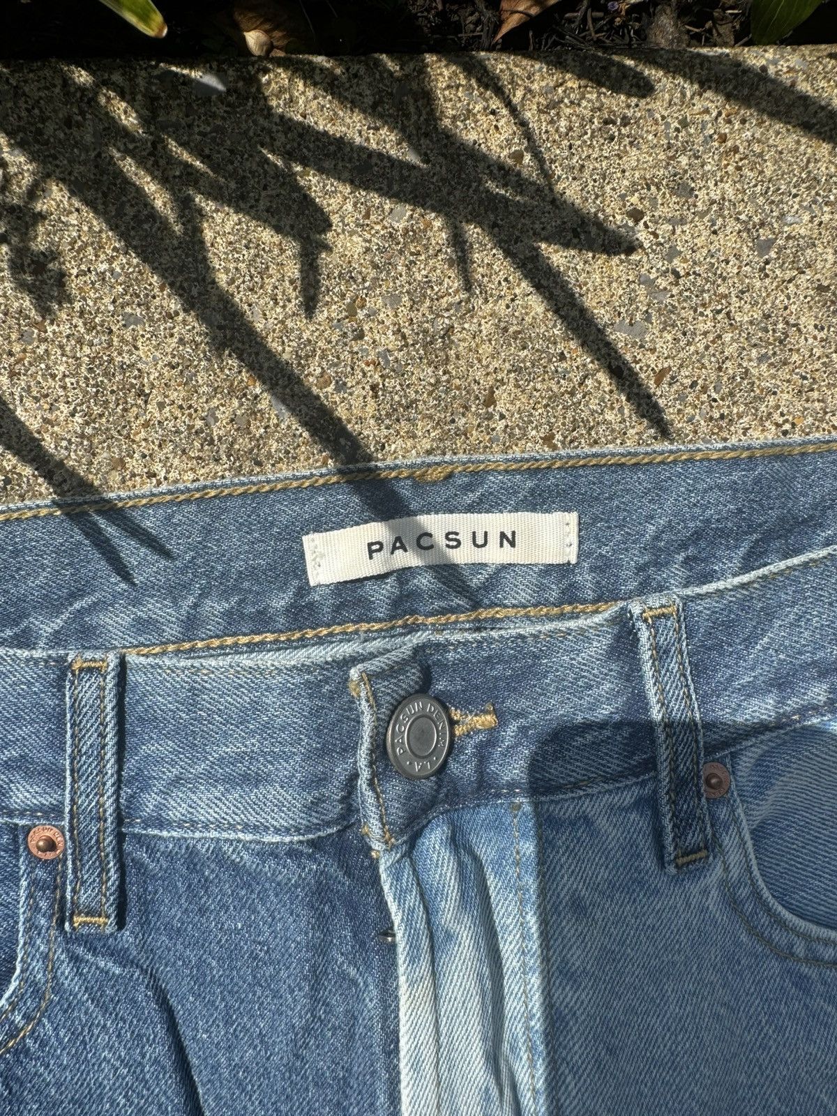 Pacsun PACSUN JEANS PATCHWORK STYLE☀️ Size US 34 / EU 50 - 2 Thumbnail