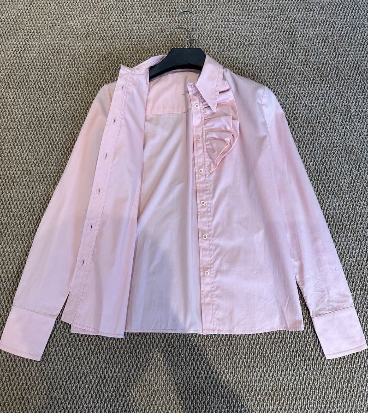 Miu Miu MiuMiu Ruffle Collar Shirt K23 Size XS / US 0-2 / IT 36-38 - 6 Thumbnail