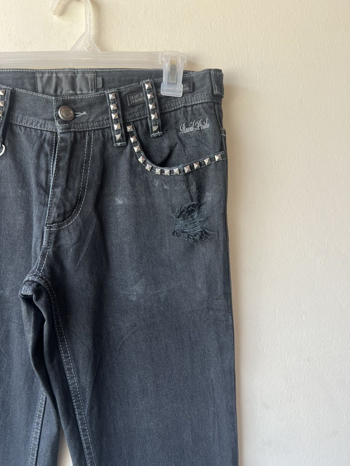 Shellac Of The Neige Style Japan Ripped Distress Denim Bootcut Jeans Size US 30 / EU 46 - 15 Thumbnail