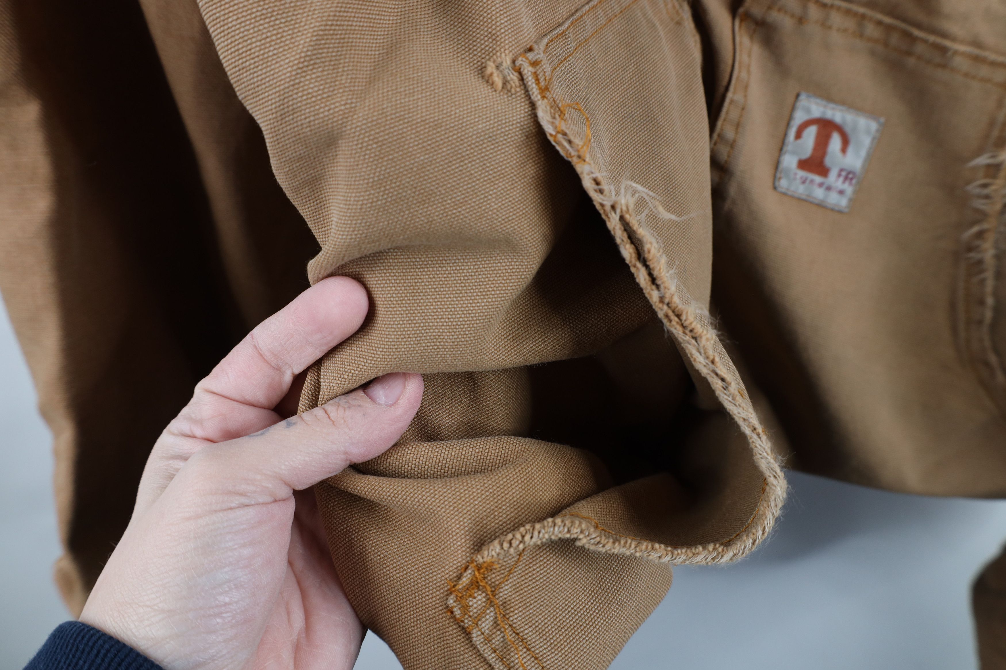 Vintage Vintage 90s Tyndale FR Wool Lined Hooded Canvas Jacket USA Size US XXL / EU 58 / 5 - 8 Thumbnail