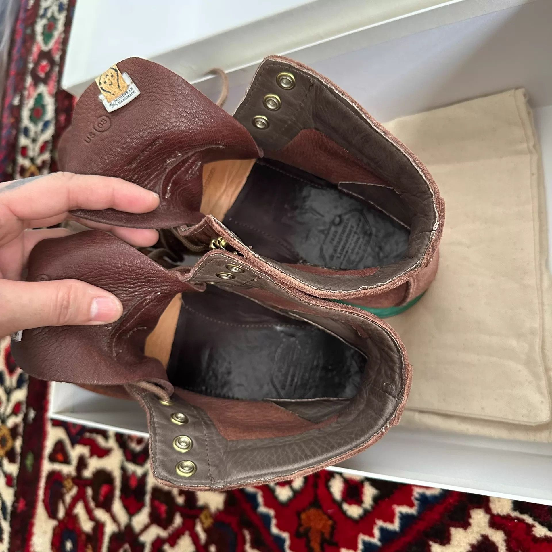 Visvim visvim 12AW Virgil DK.BROWN Boot US8 9.5-9.8 New Box/Complete Size US 8 / EU 41 - 6 Thumbnail