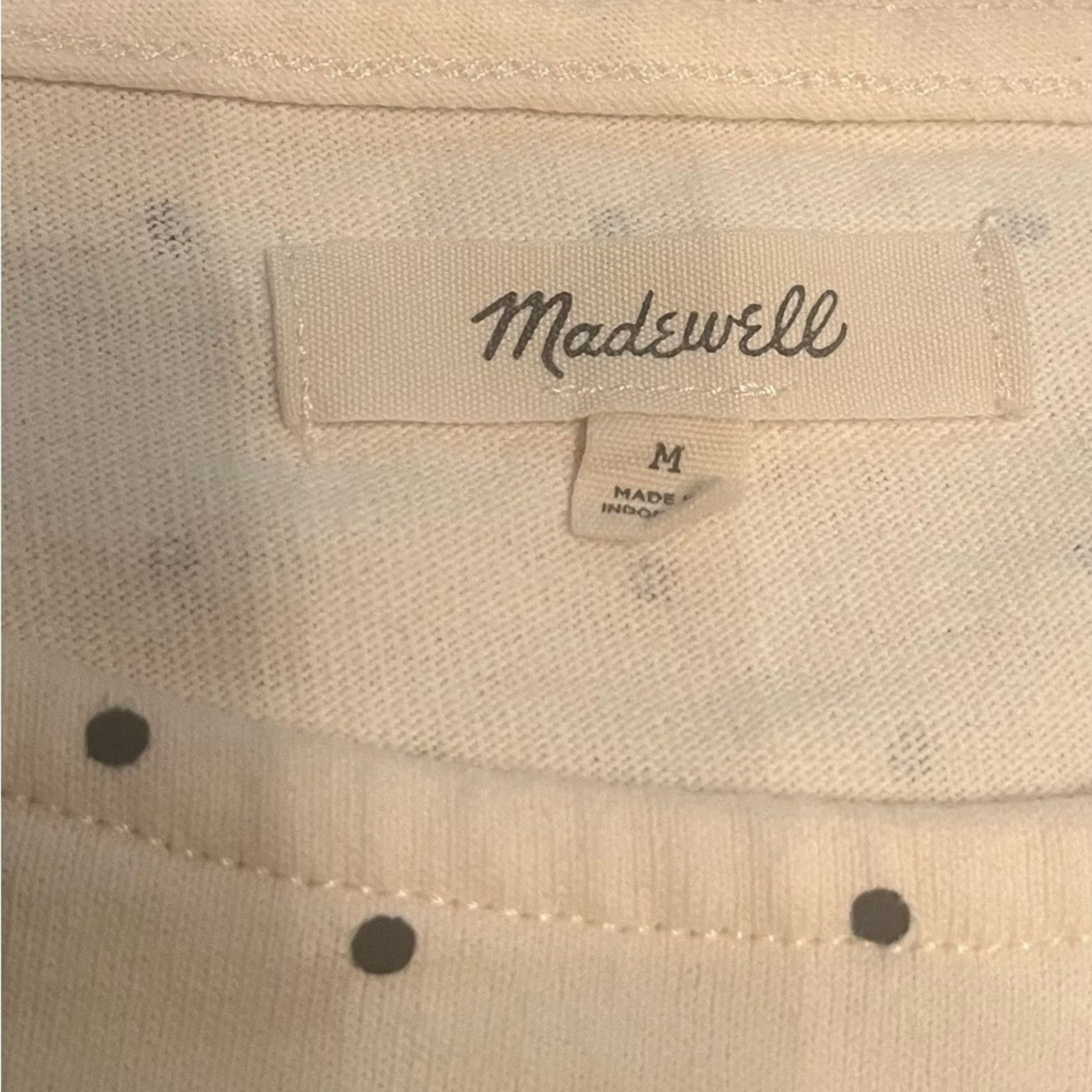 Madewell Madewell cropped short sleeve top, size Medium Size M / US 6-8 / IT 42-44 - 3 Thumbnail