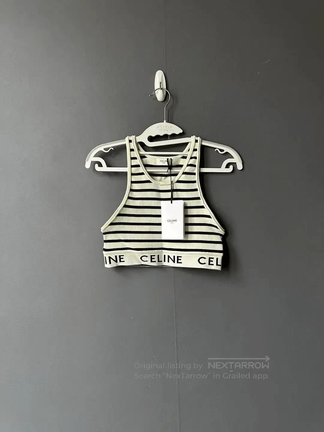 Celine Celine Striped Knit Vest. Size M / US 6-8 / IT 42-44 - 1 Thumbnail